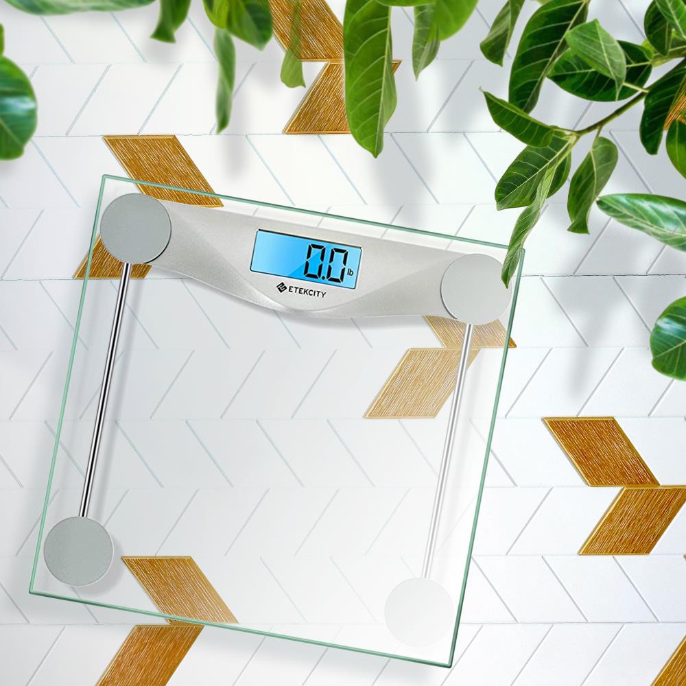 Etekcity Digital Body Weight Bathroom Scale, Large Blue LCD Backlight  Display,, 1 - Kroger