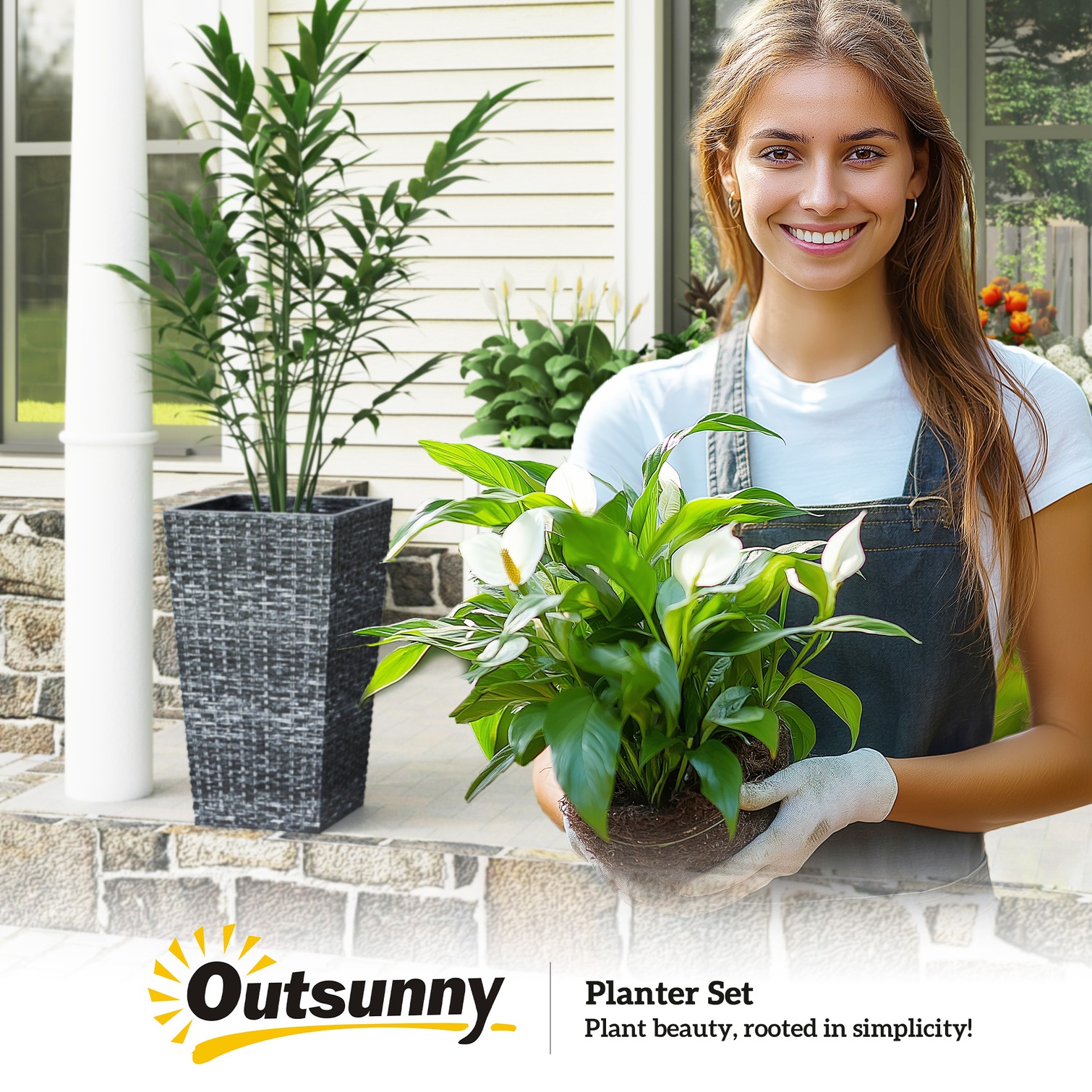 sunjurt I68U49CPZN6W Planter-Window-Box - View #4