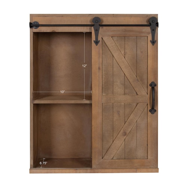 Wood Wall Cabinet, Small Wooden Wall Mounted Cupboard