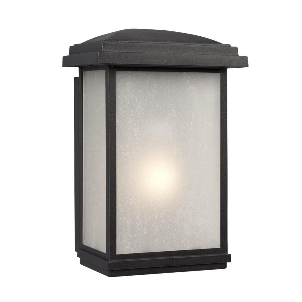 Galaxy Lighting 320590BK 1 -Light 12.75-in H Black Hardwired Outdoor Wall Light