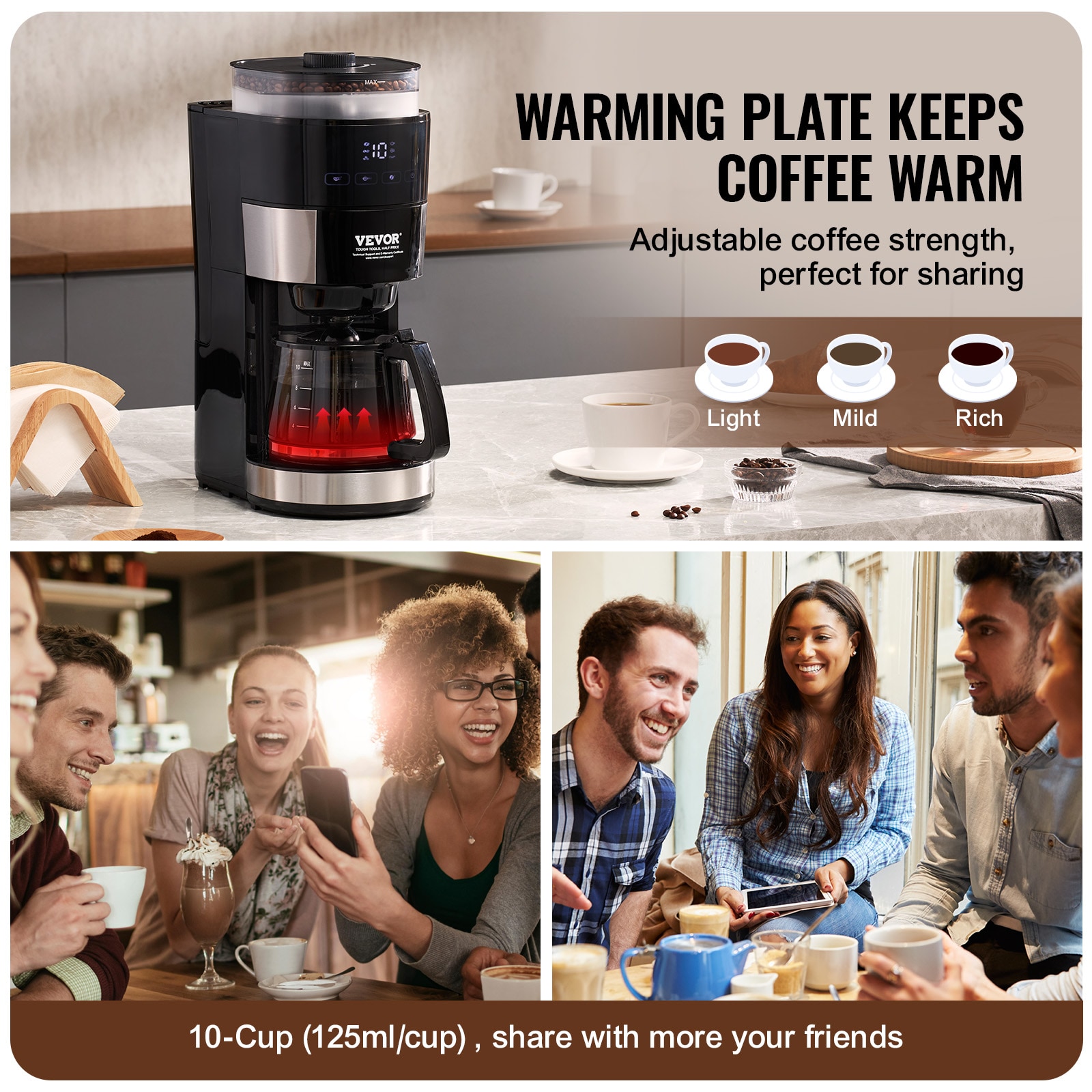 VEVOR ZCKYMCZKFJ10OPLE6V1 Coffee-Makers - View #6