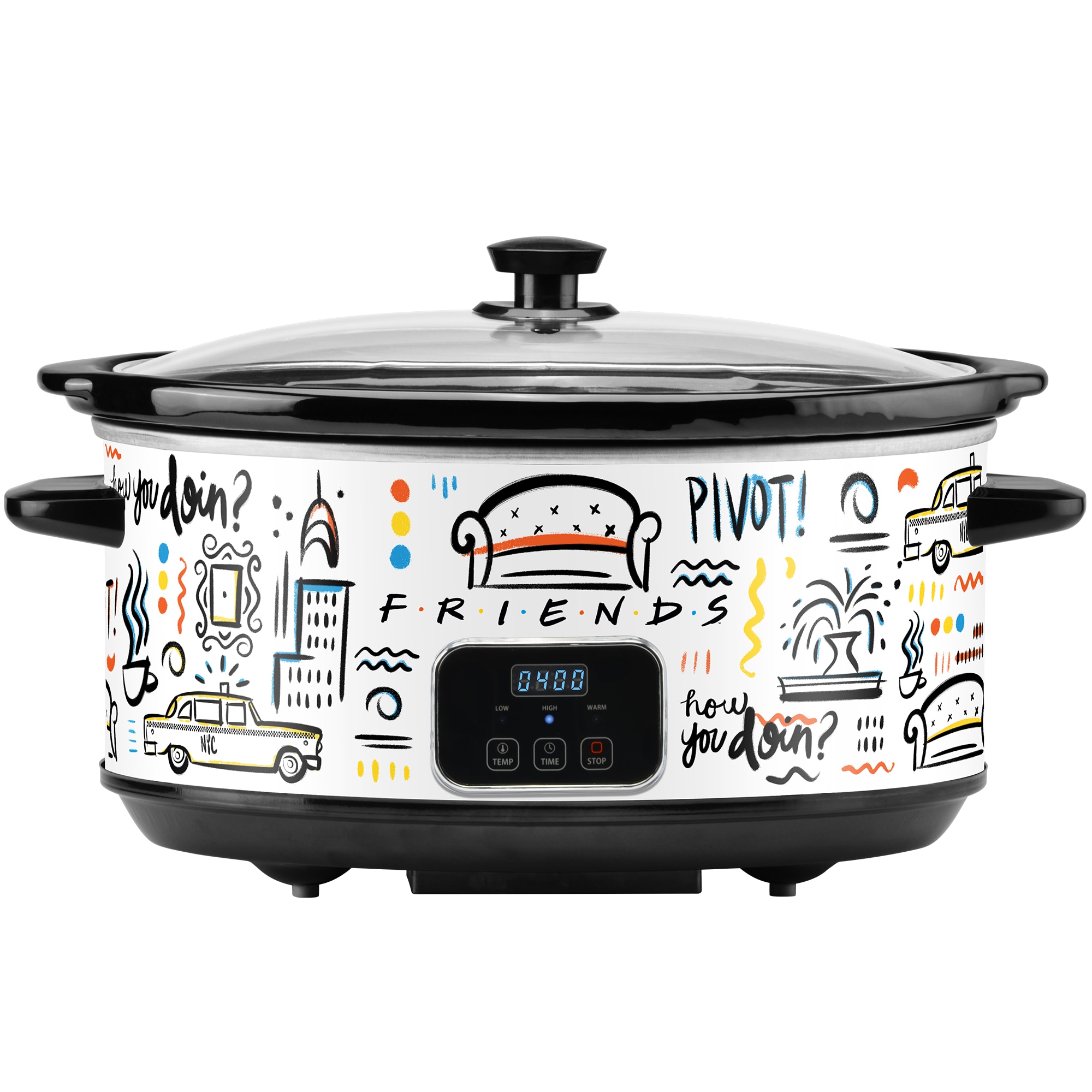 Warner Brothers WBF-70 Friends 7-Quart Digital Slow Cooker