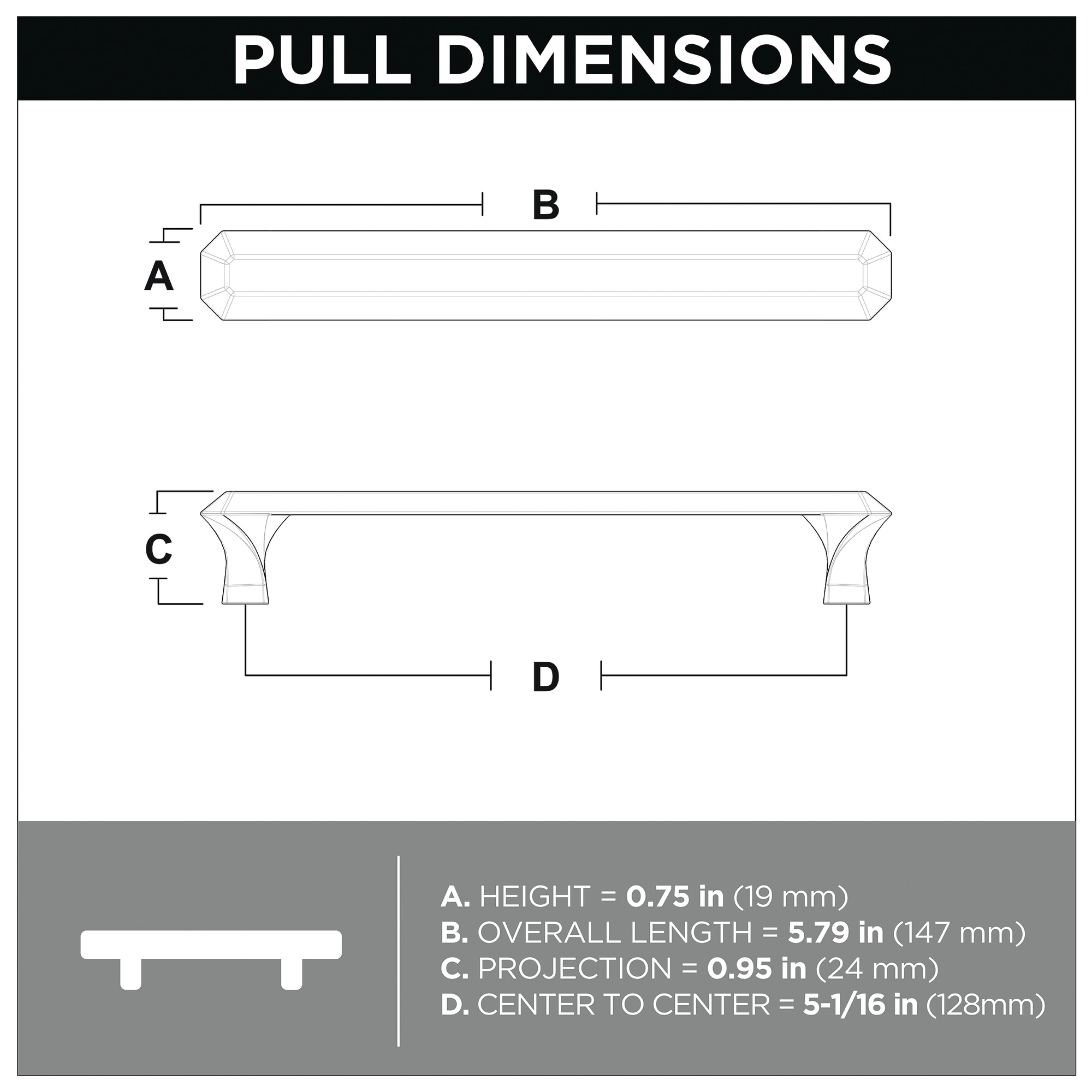Franklin Brass P41762K-PC-C Cabinet-Pulls - View #6