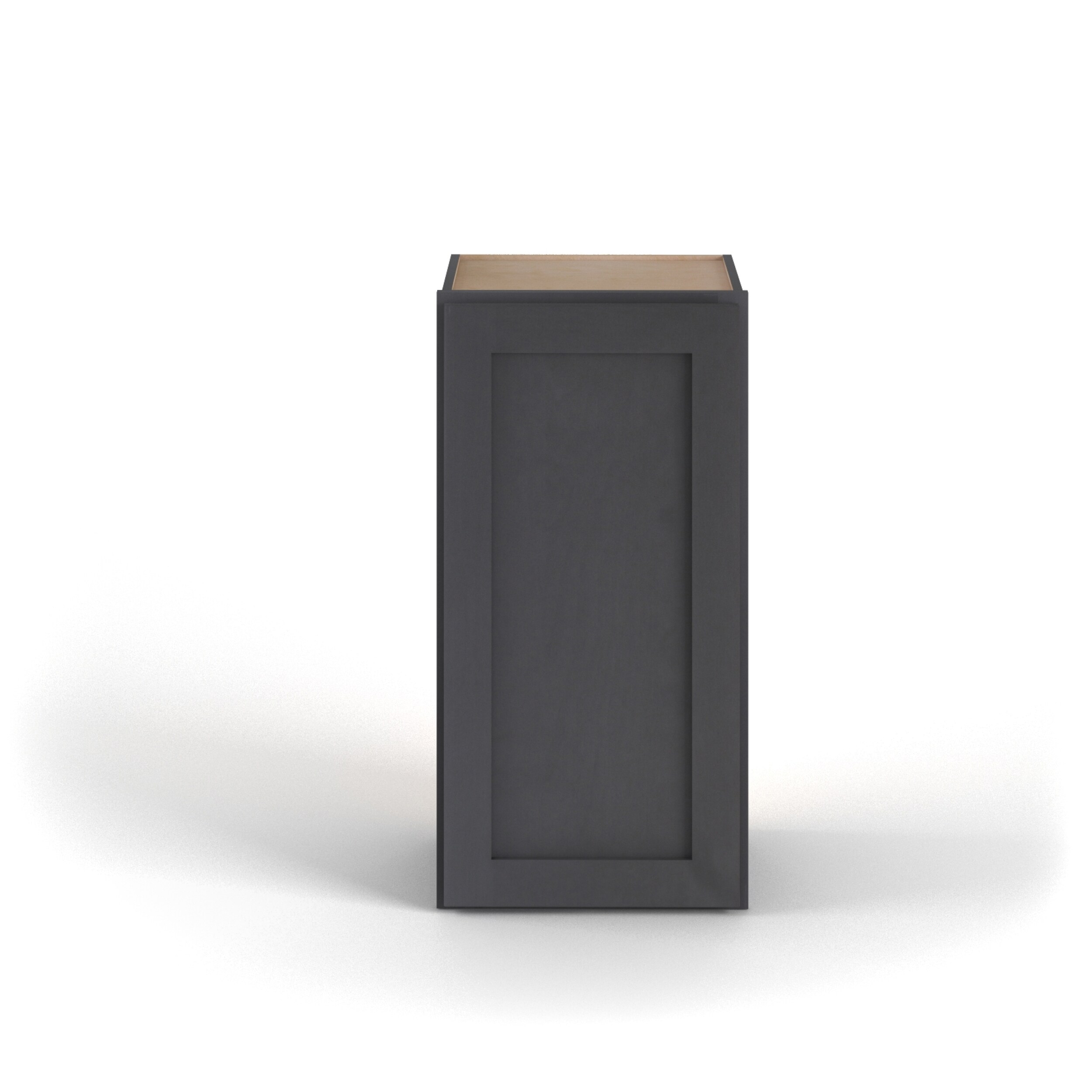 Valleywood Cabinetry 9-in W x 30-in H x 12-in D Ideal Gray Birch Wall Ready To Assemble Plywood Cabinet (Flat Panel Shaker Door Style)