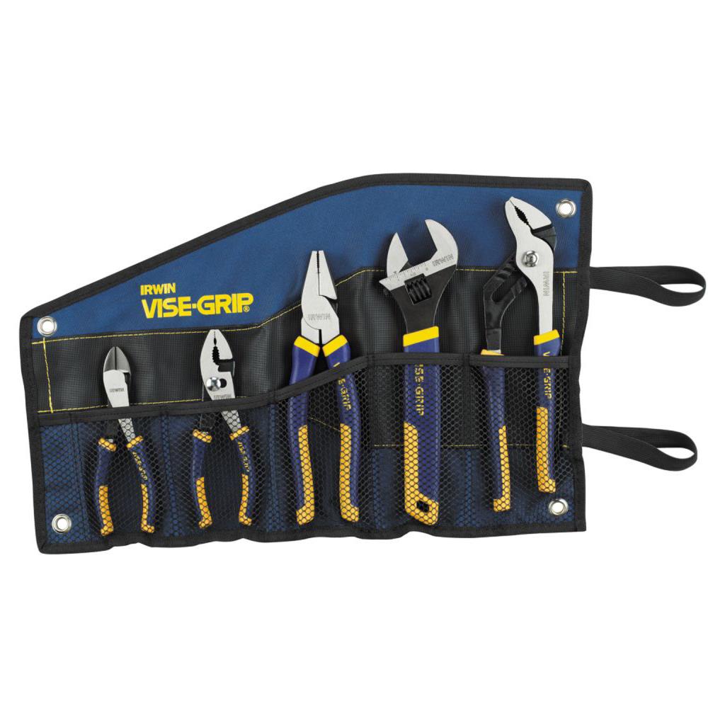 IRWIN 2078708 VISE-GRIP 5-Pack Traditional Plier Set