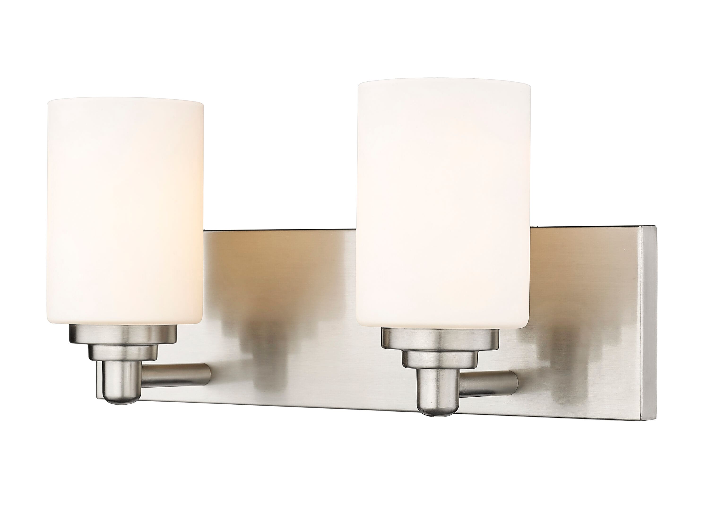Z-Lite 485-2V-BN Soledad 16.25-in 2 -Light Brushed Nickel Transitional Vanity light