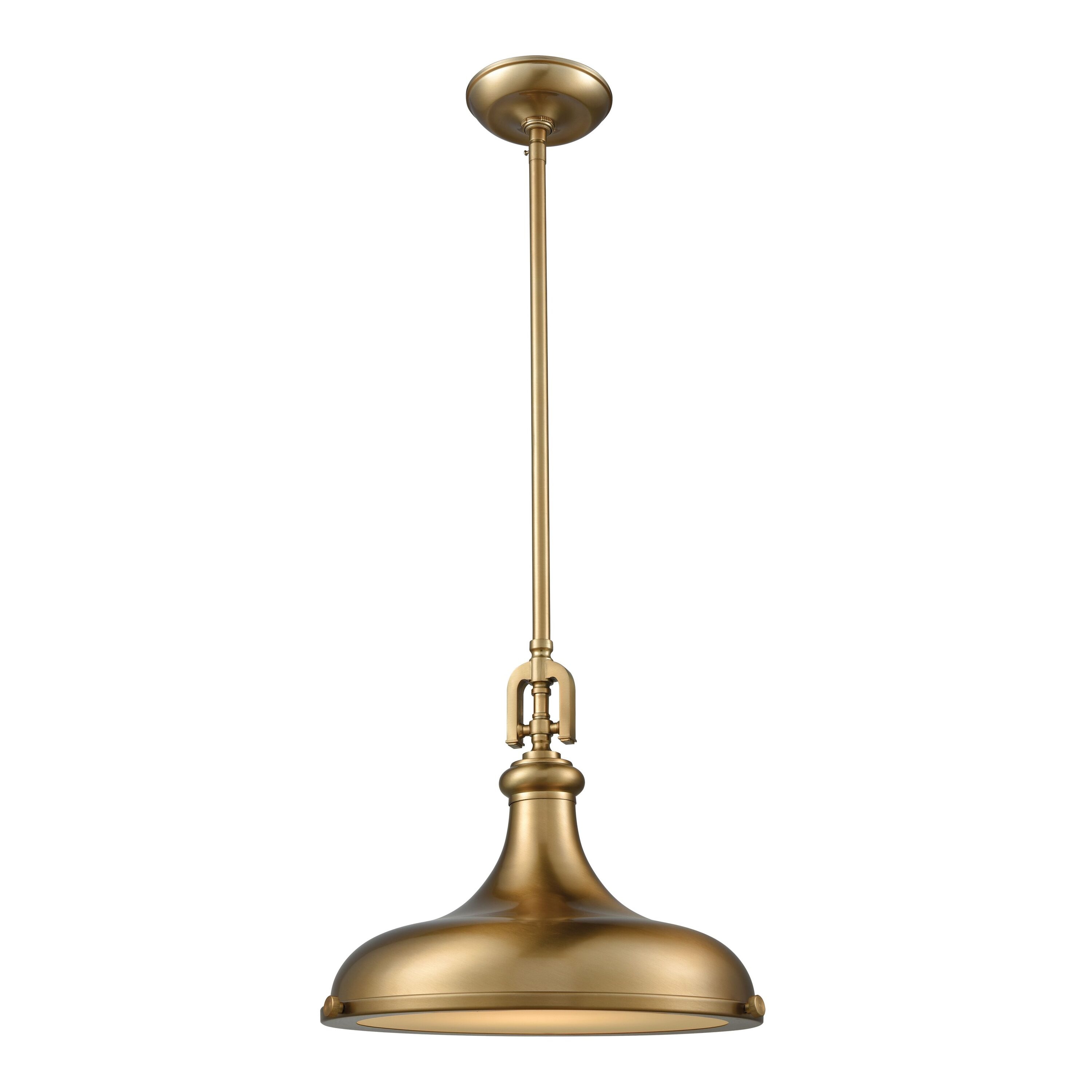 Westmore by ELK Lighting LW-20240605190 Honeysuckle Satin Brass Transitional Geometric Hanging Pendant light