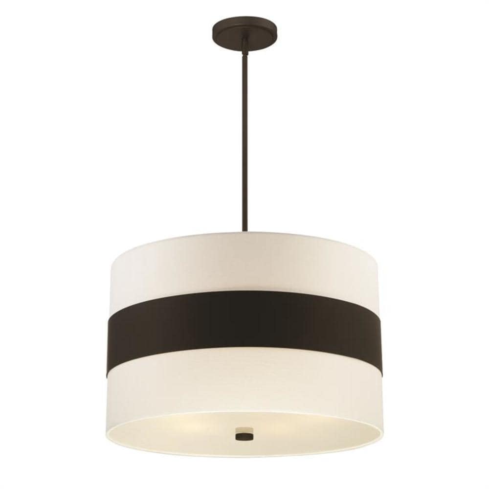 Crystorama 297-DB Grayson 5 -Light Matte Bronze Modern/contemporary For Use in Bedrooms, Dining Rooms, Foyers, Kitchens, Living Rooms Chandelier