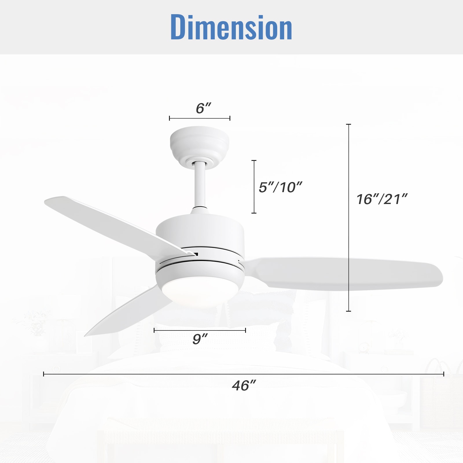 Sofucor YY-46K001WHWH Ceiling-Fans - View #9