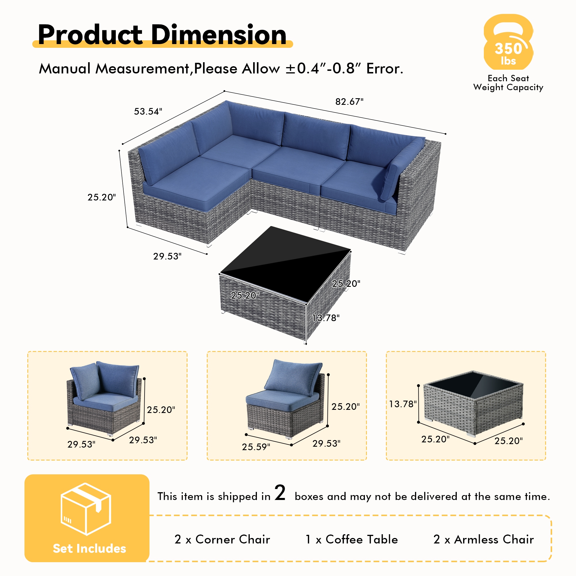 Pouuin SHOP7-BOX1N2 Patio-Sofas-Daybeds - View #2
