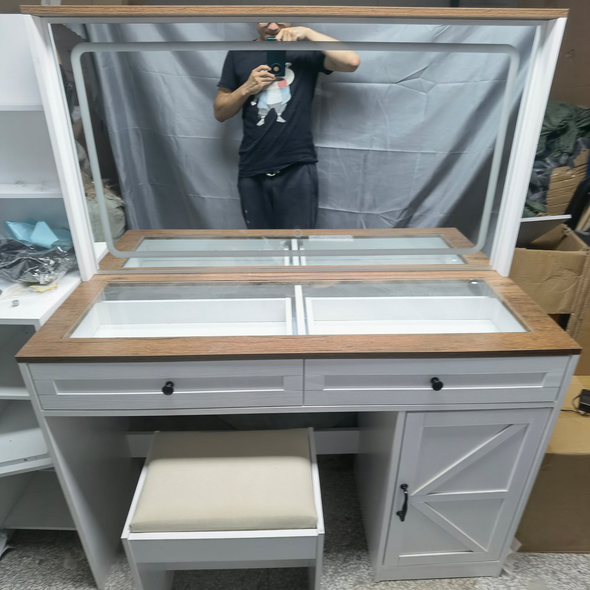 SINOFURN SYD250012WT Bedroom-Vanities - View #7