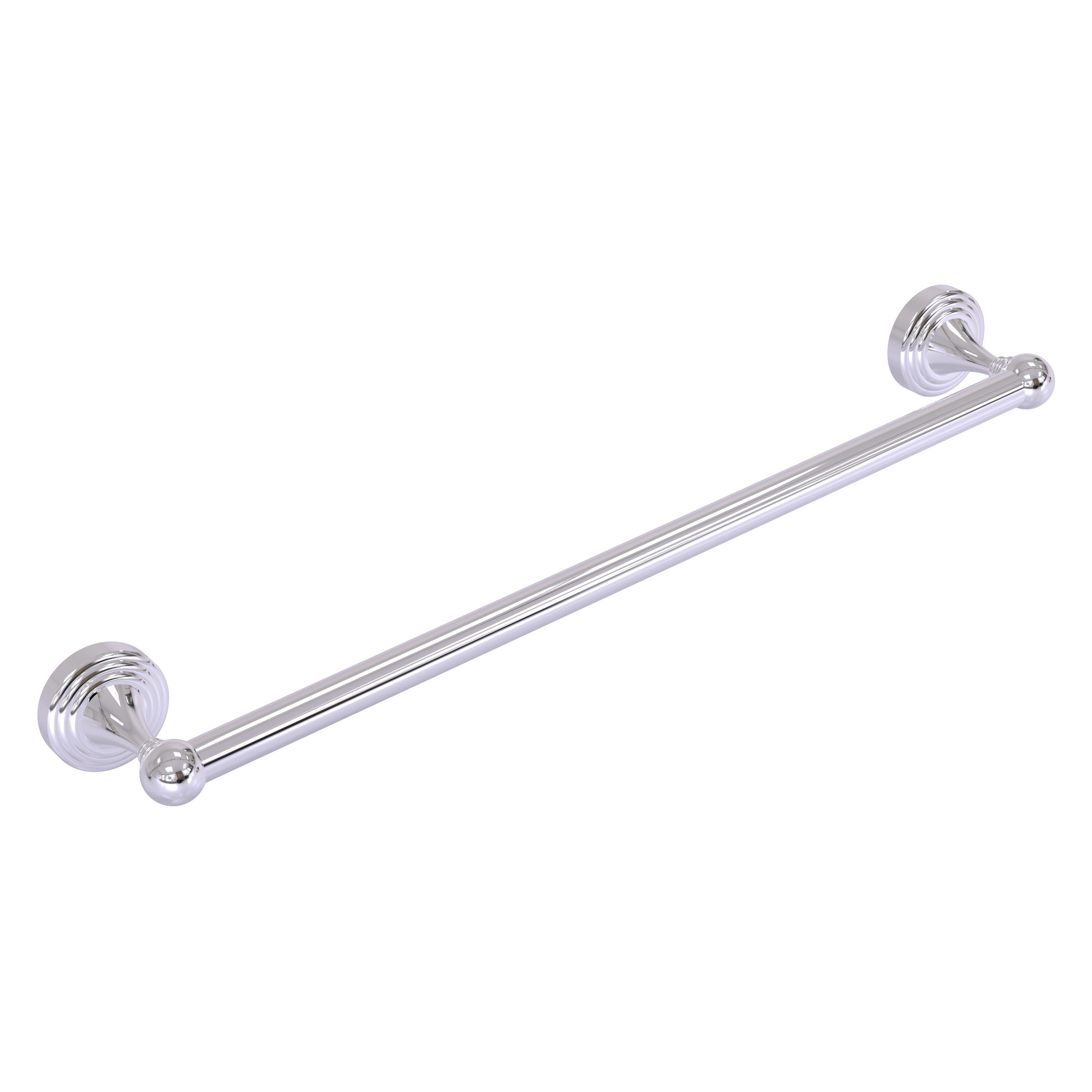 Allied Brass SG-41/24-PC Sag Harbor 24-in Polished Chrome Wall mount Single Towel Bar