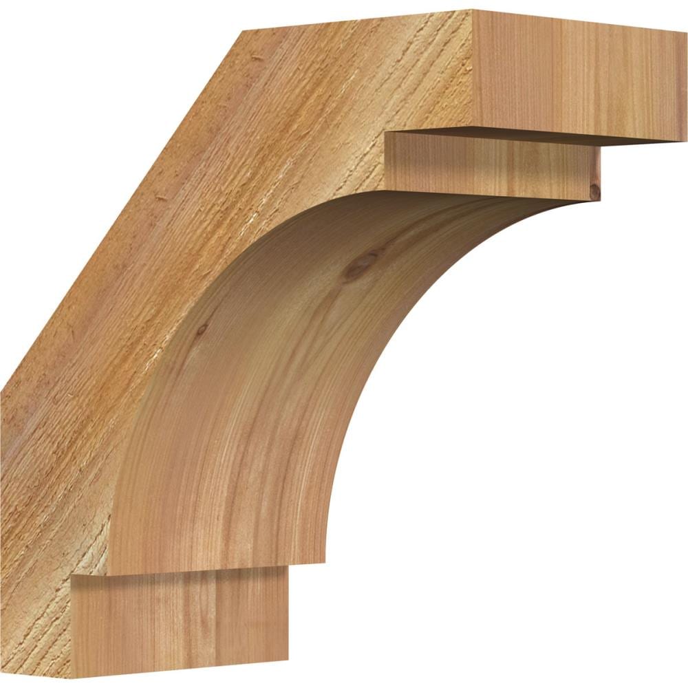 Ekena Millwork BRC06X12X12MRC00RWR 6-in x 12-in x 12-in Western Red Cedar Unfinished Wood Merced rough sawn