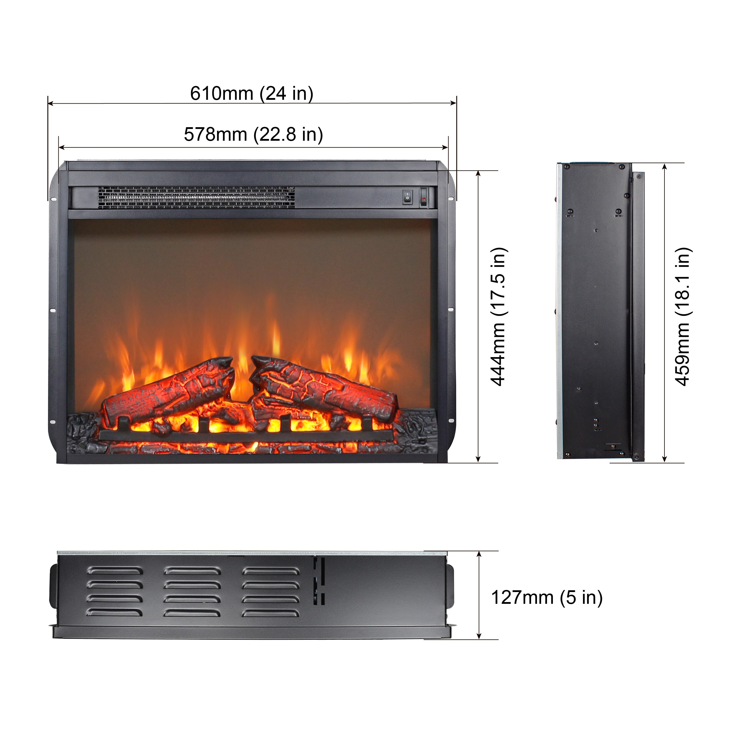 REIBII FXLS0604-5010Z44 Electric-Fireplaces - View #7