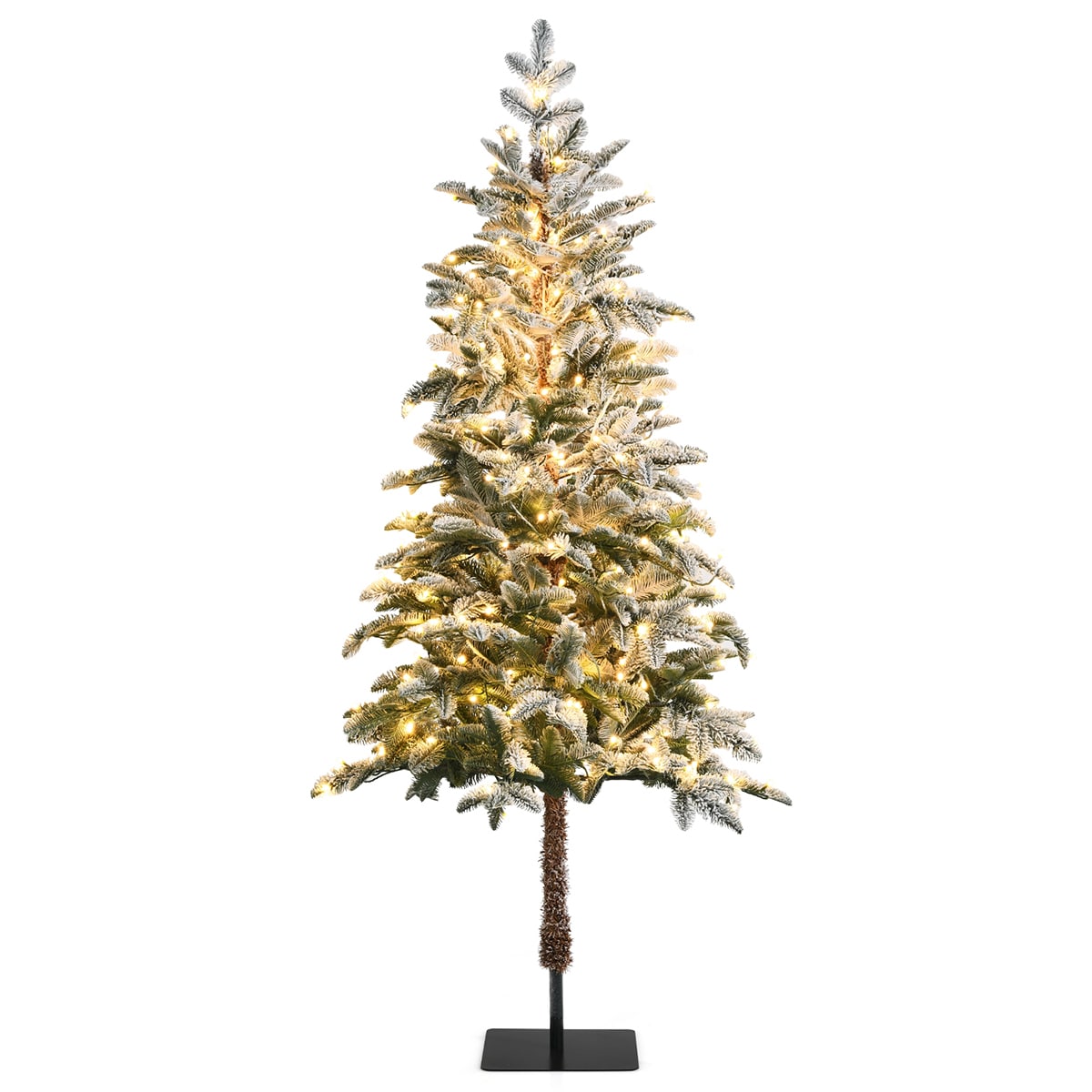 Plow & Hearth Extra Large Indoor/outdoor Birch Tree With 750 Warm White  Lights : Target