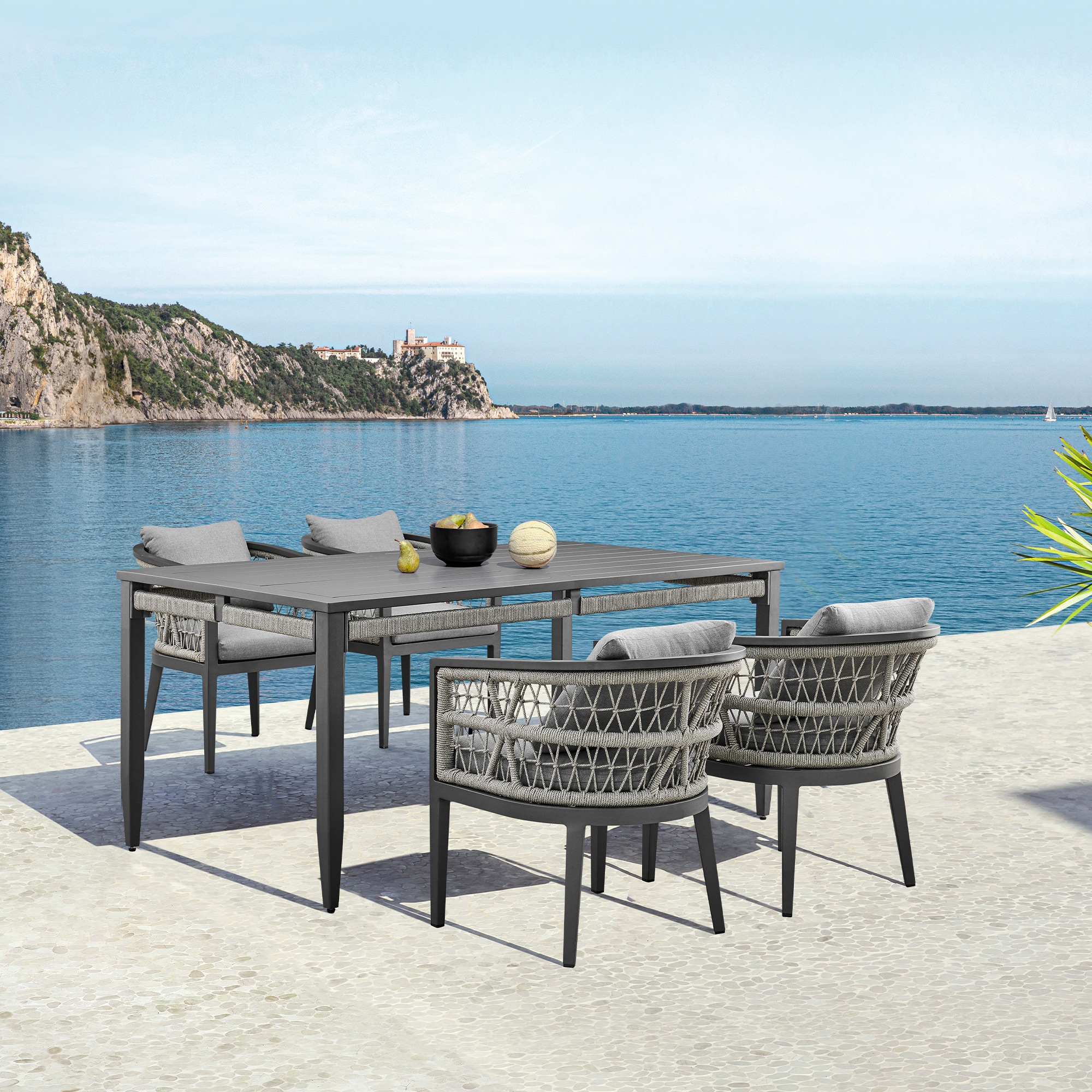 Armen Living SETODZE5GRY Patio-Dining-Sets - View #9