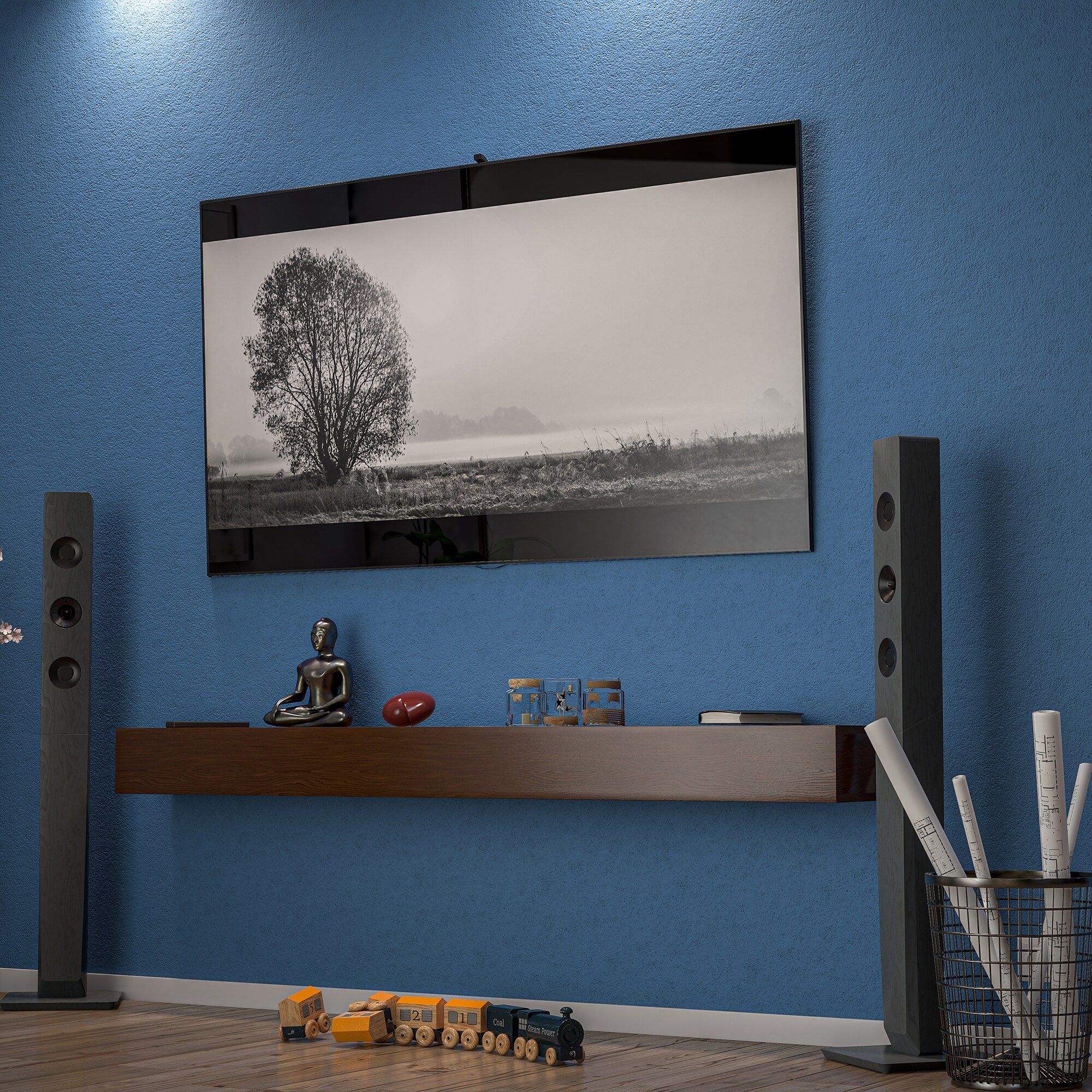 Gaierptone CRXZ8I4CPXQ Wall-Mounted-Shelving - View #3