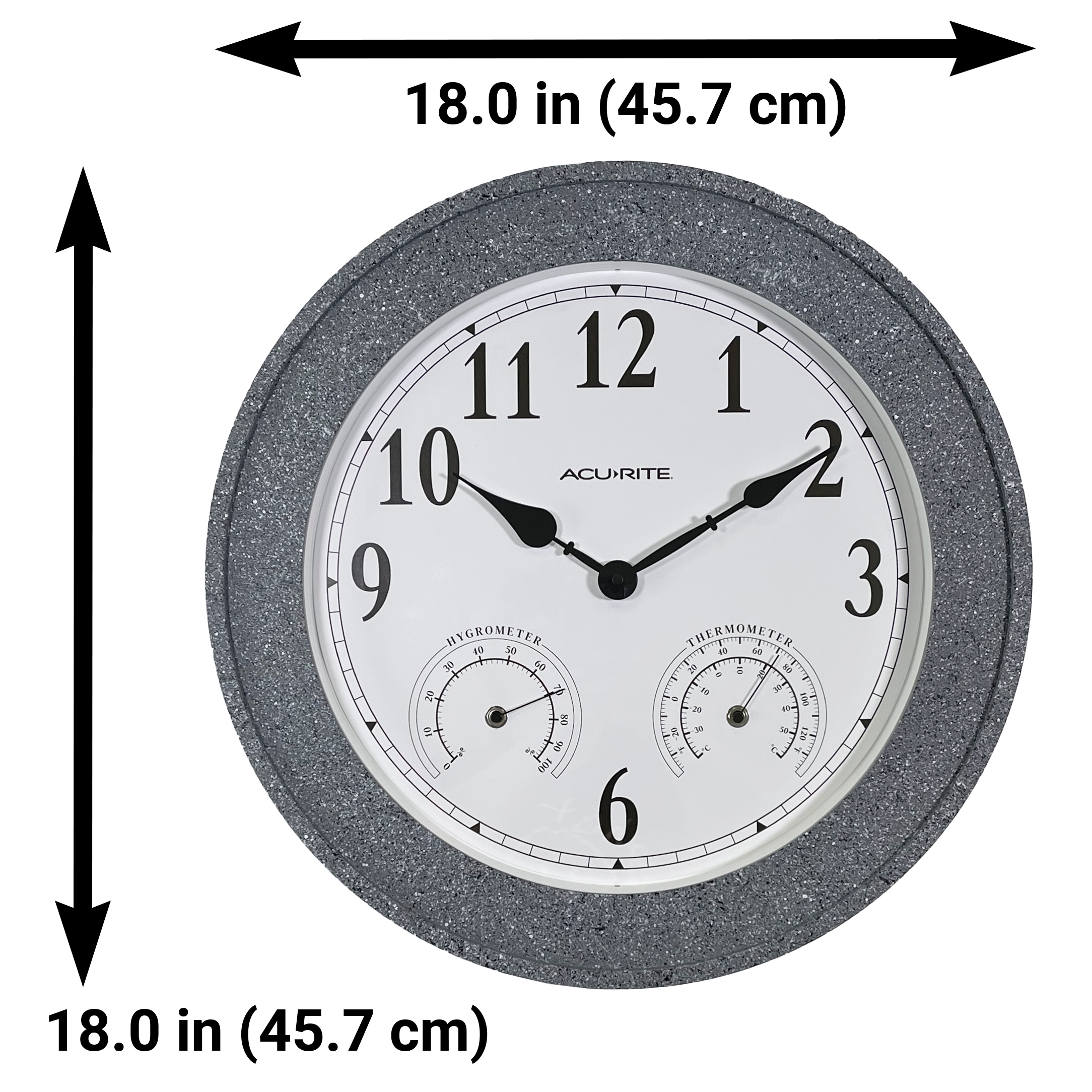 AcuRite 75088L Thermometer-Clock - View #3