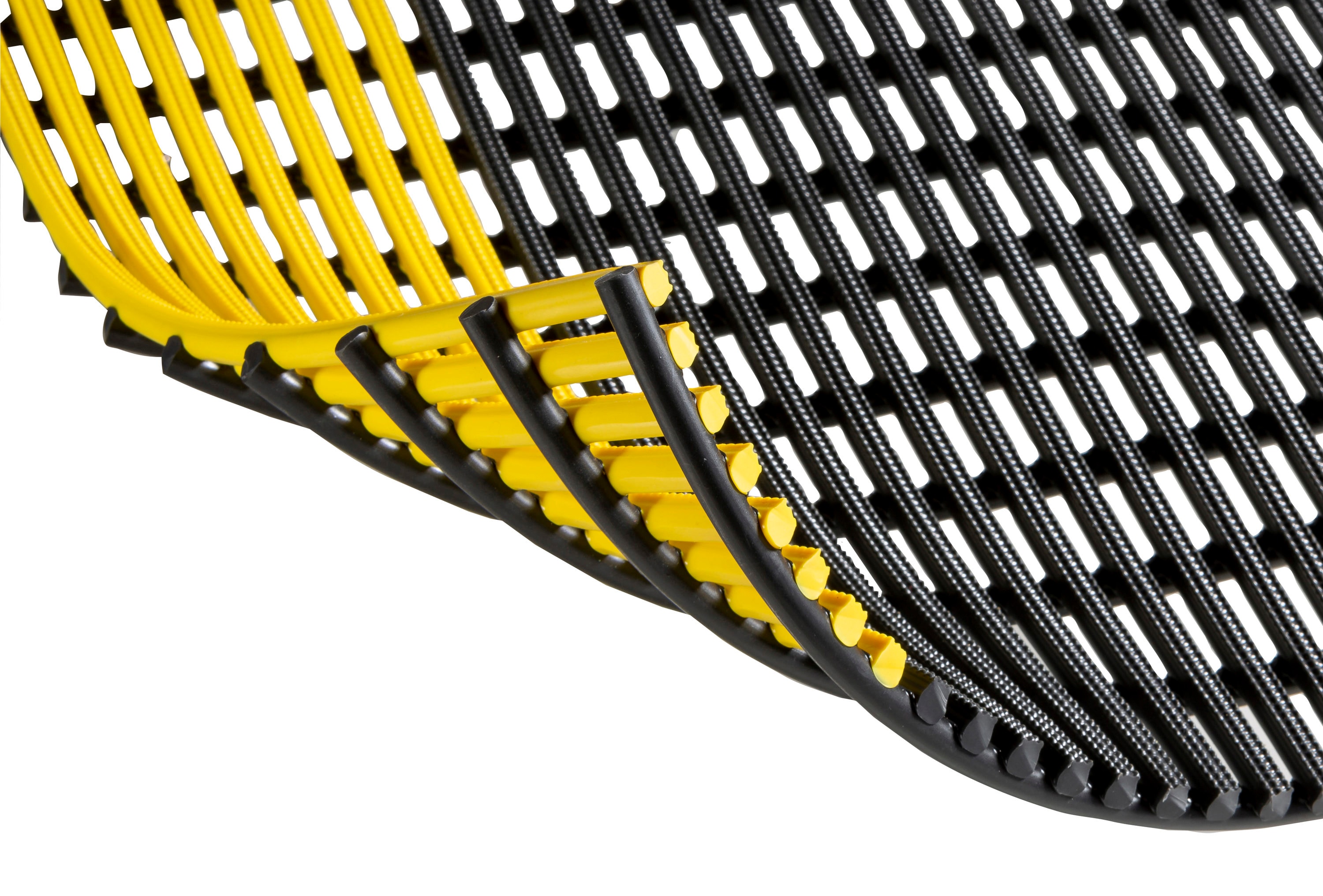 Sheergrip MTGSA3X5 3-ft x 5-ft Safety Black and Yellow Vinyl Rectangular Outdoor Utility Mat