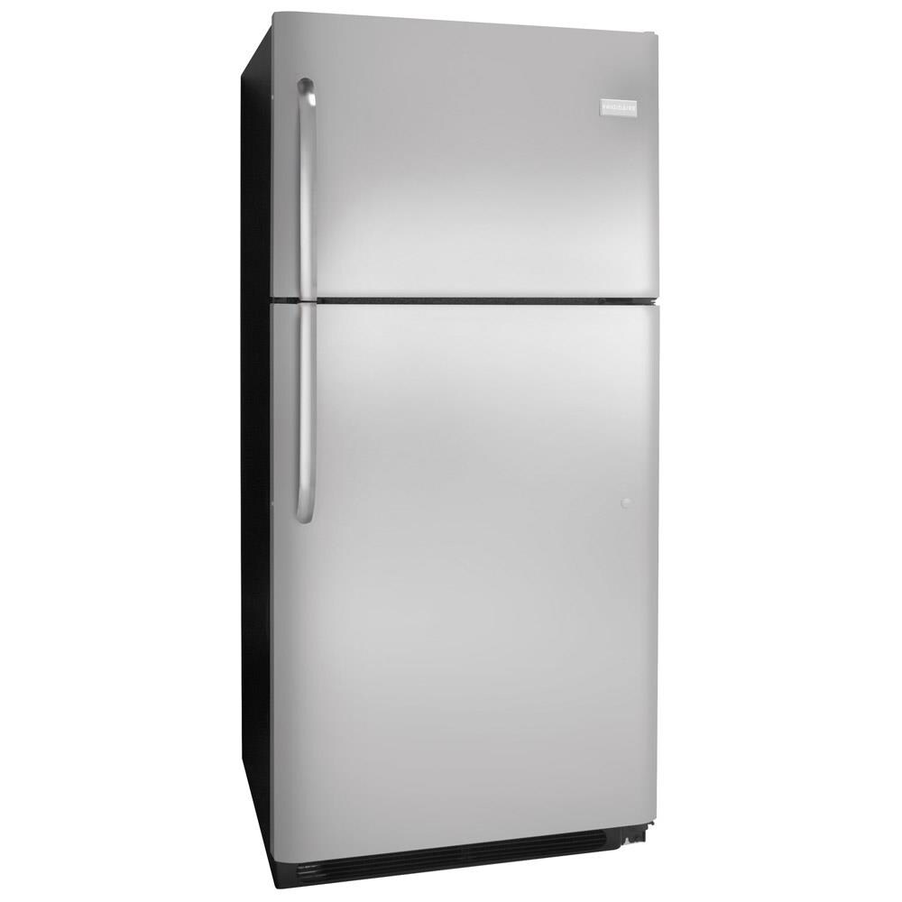 Frigidaire 20.5-cu ft Top-Freezer Refrigerator (Stainless Steel) ENERGY ...