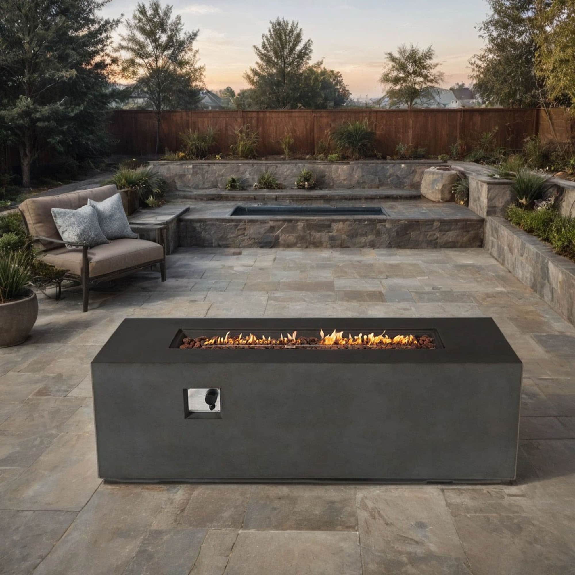 SINOFURN SYA640037GY Outdoor-Gas-Firepits - View #2