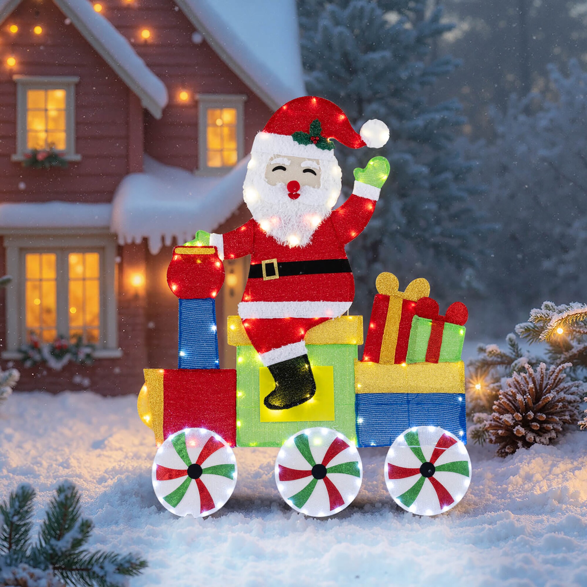 Costway HCST10282 Table-Christmas-Decorations - View #9