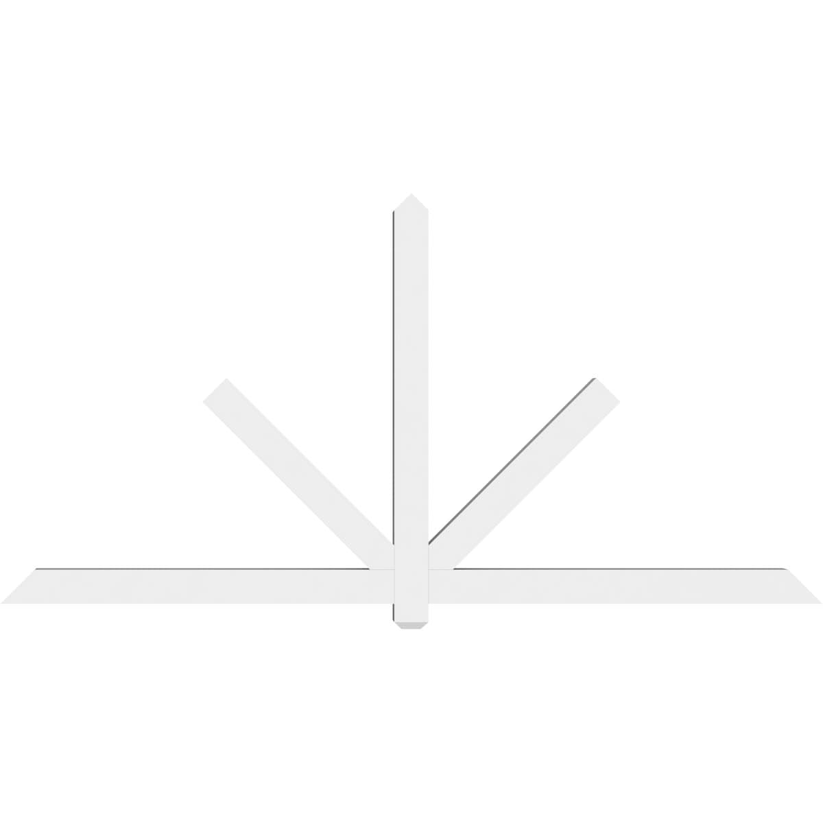 Ekena Millwork GBP096X48X0404KEN00 Exterior-Brackets-Braces - View #2