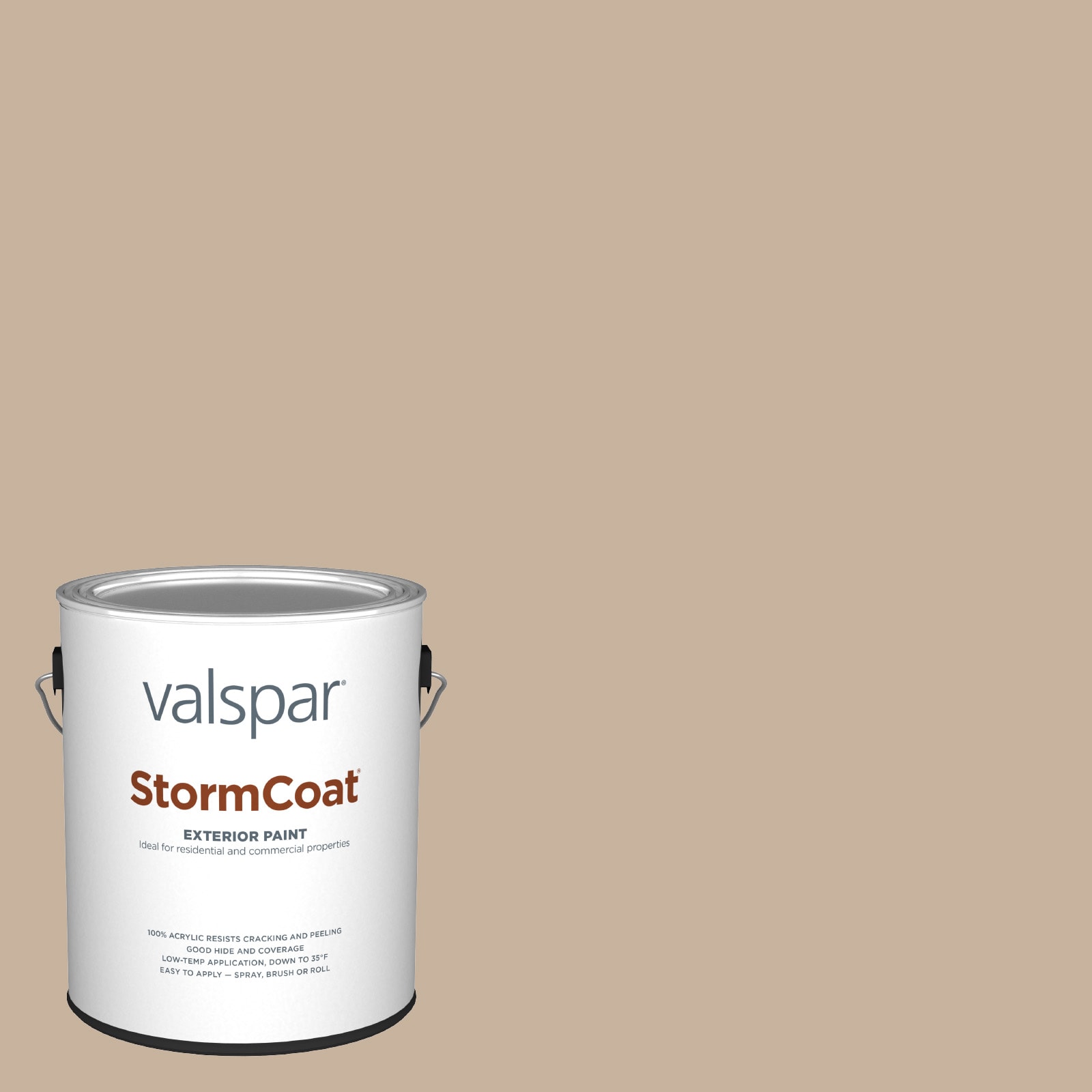 Valspar 3003-10A-145611 Storm Coat Flat Moose Mousse 3003-10A Latex Exterior ( 1-gallon )