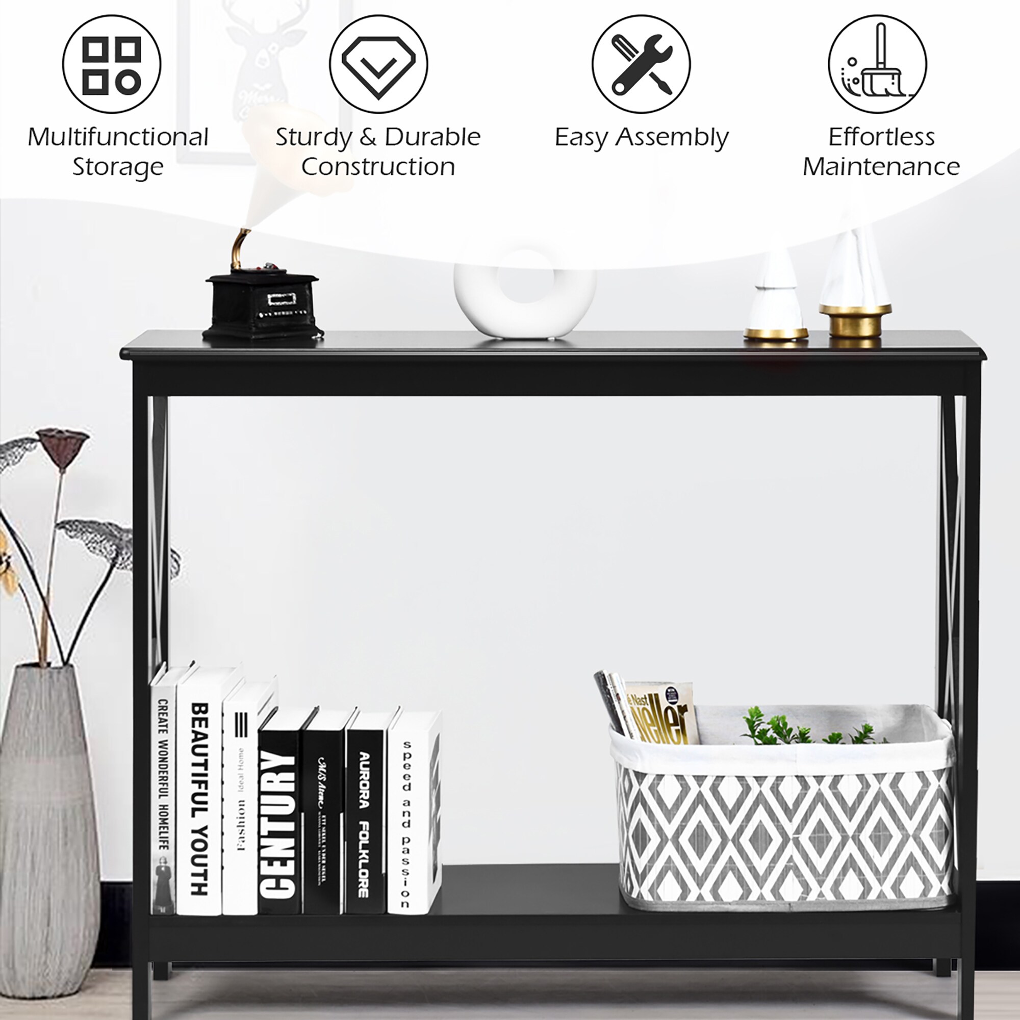 Costway SXL00124 Console-Sofa-Tables - View #3