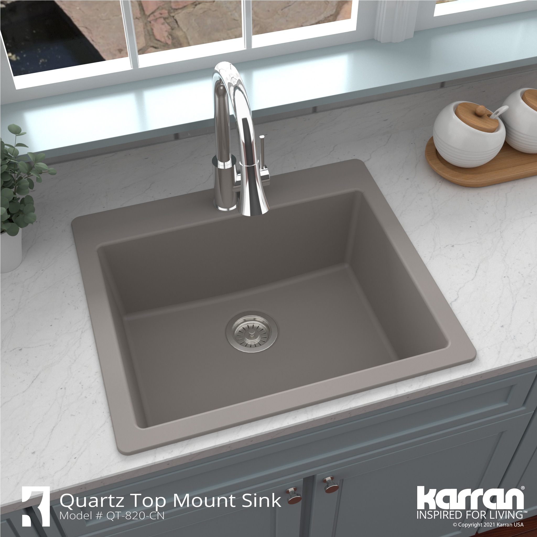 Karran QT-820-CN Kitchen-Sinks - View #6