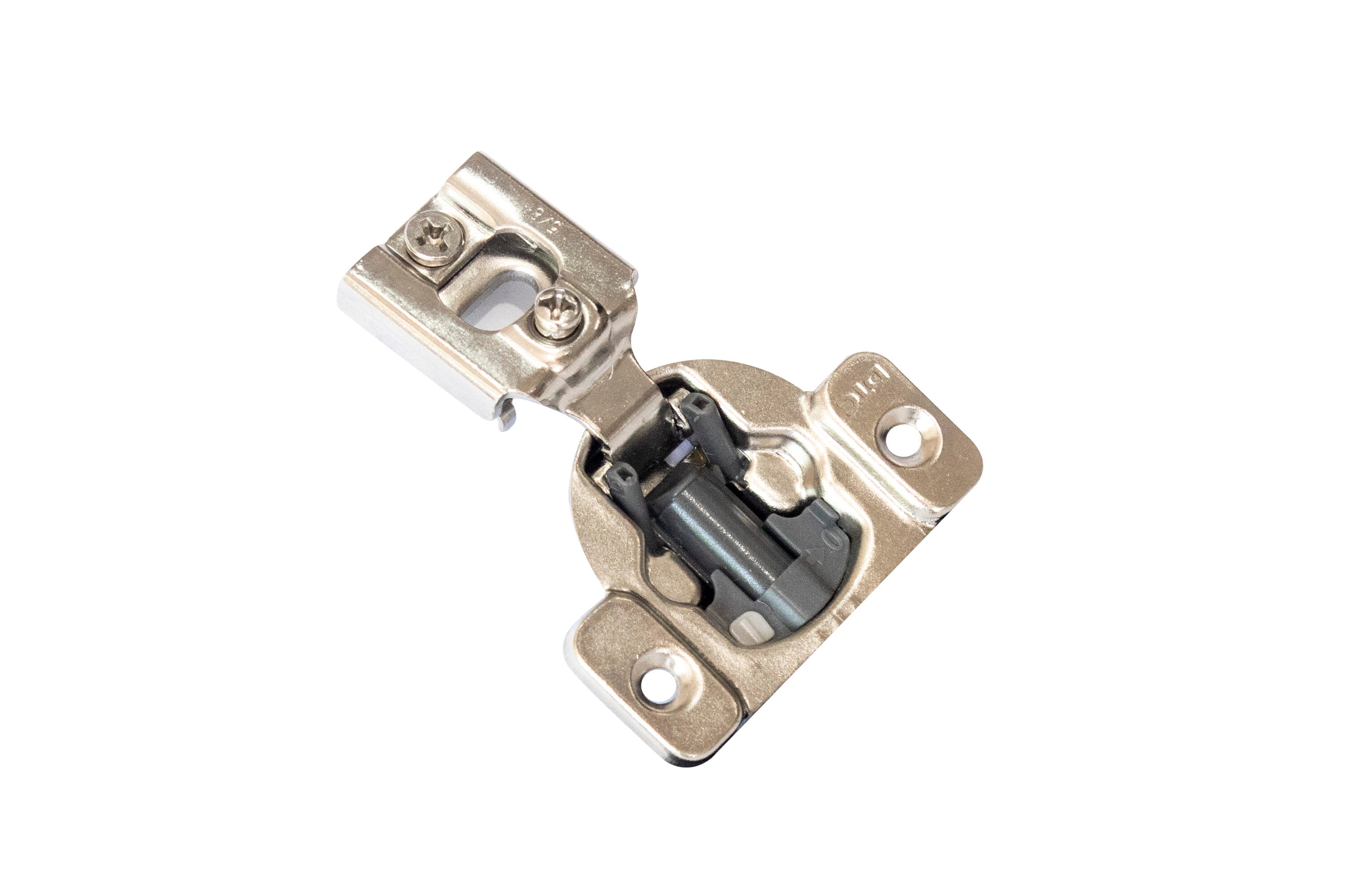 RELIABILT H8Q075H 105-Degree 5/8-in Overlay Concealed Concealed Soft Close Nickel plated Cabinet Hinge , 1 Pairs ( 2 -Pieces)