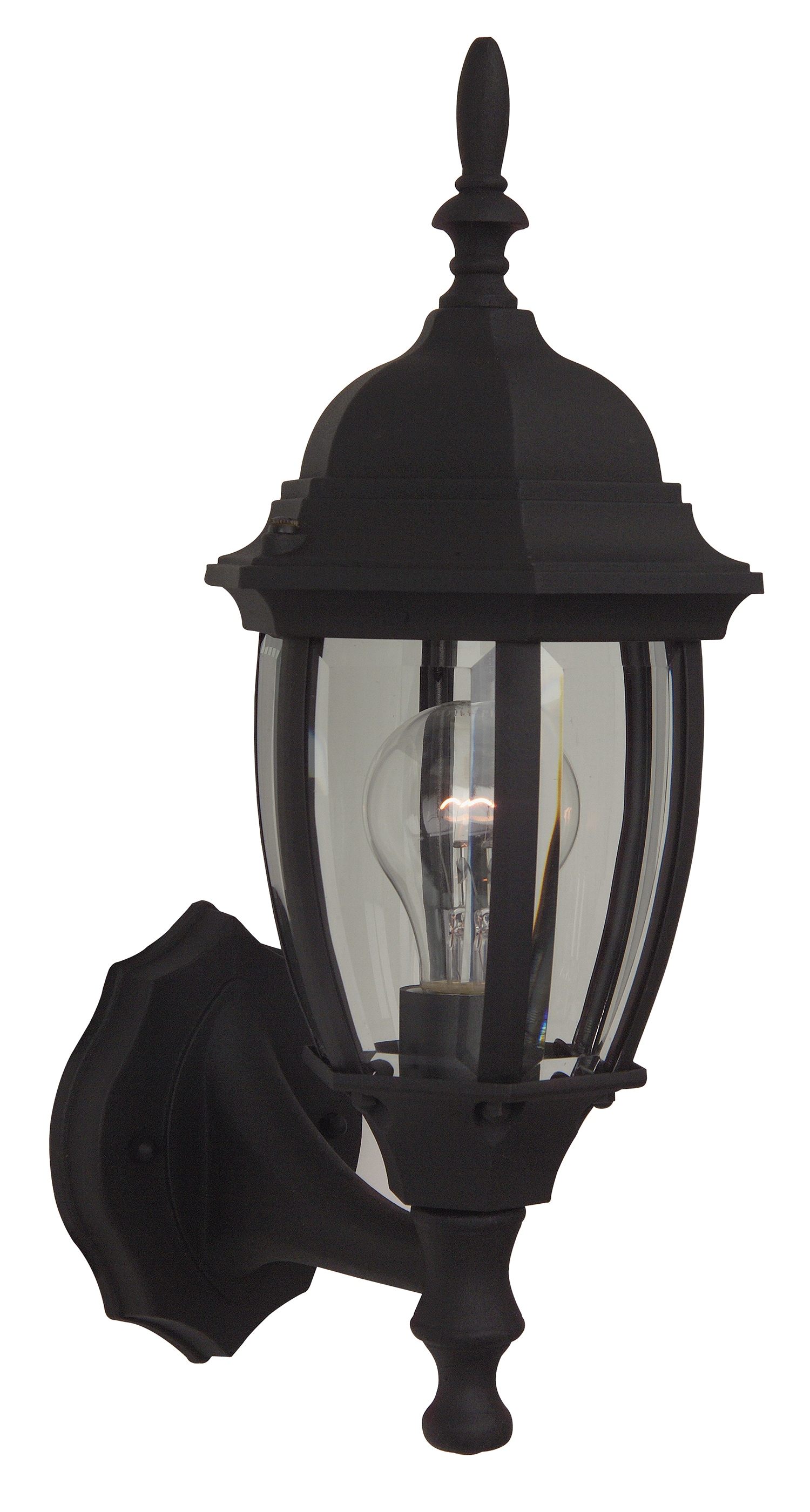 Craftmade Z260-TB Bent Glass 6.5-in W 1 -Light Matte Black Wall Sconce
