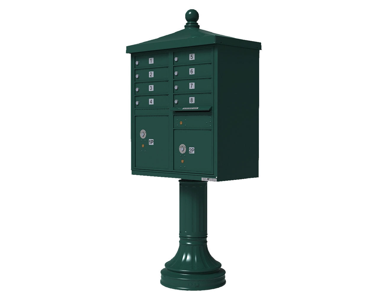 Cluster mailbox Green Mailboxes & Mailbox Posts at Lowes.com