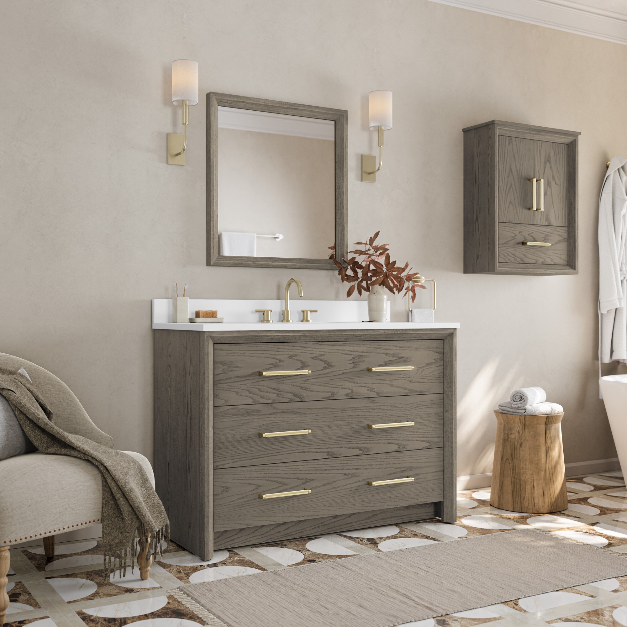 Greentouch Home 1883VA-48-267-907-UM Bath-Vanity-Combo - View #14