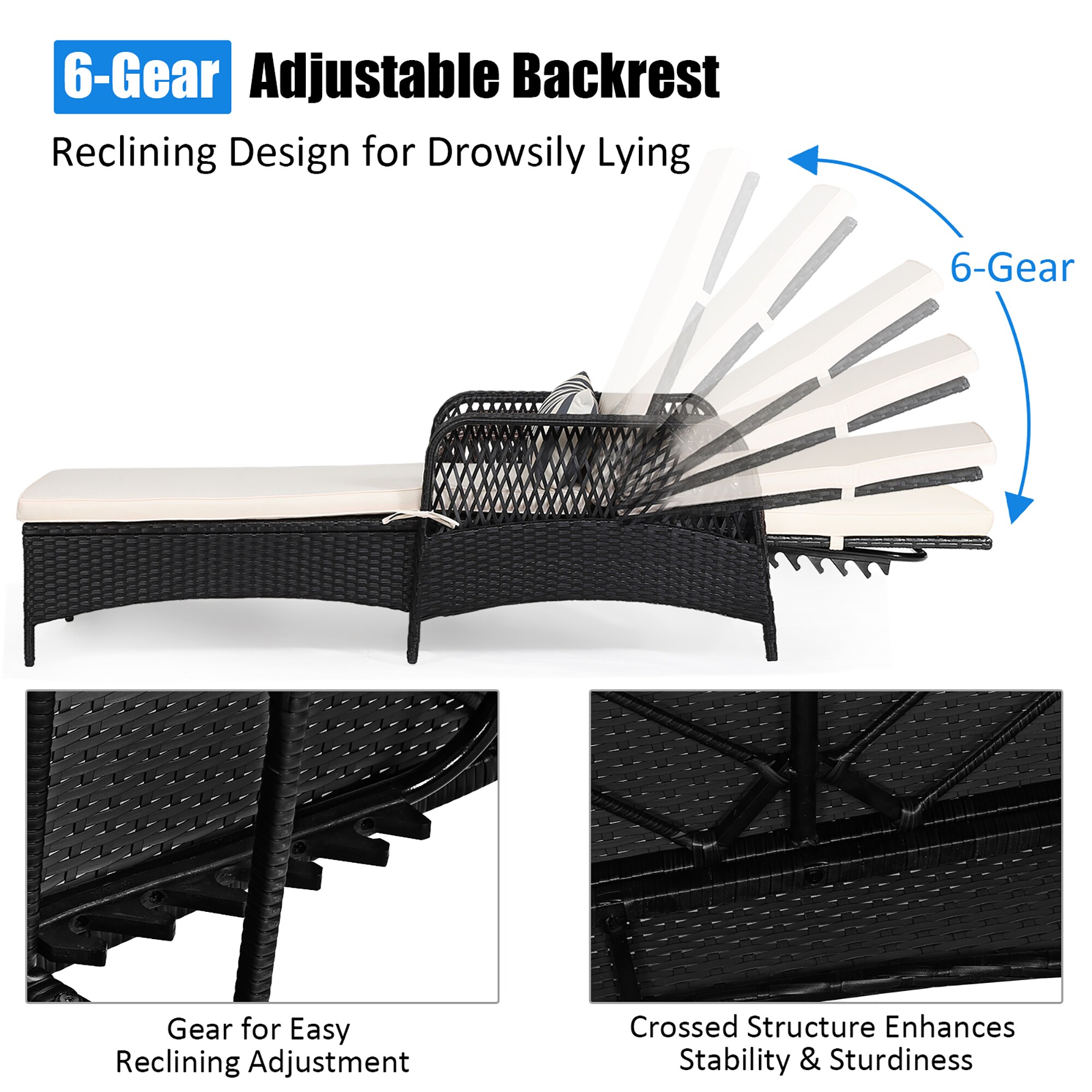 Costway CSHY005757 Chaises-Settees - View #6