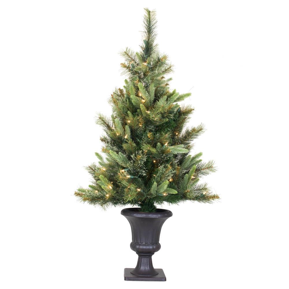 Vickerman A118236LED 3.5-Feet Pre-lit Artificial Christmas Tree with White LED Lights