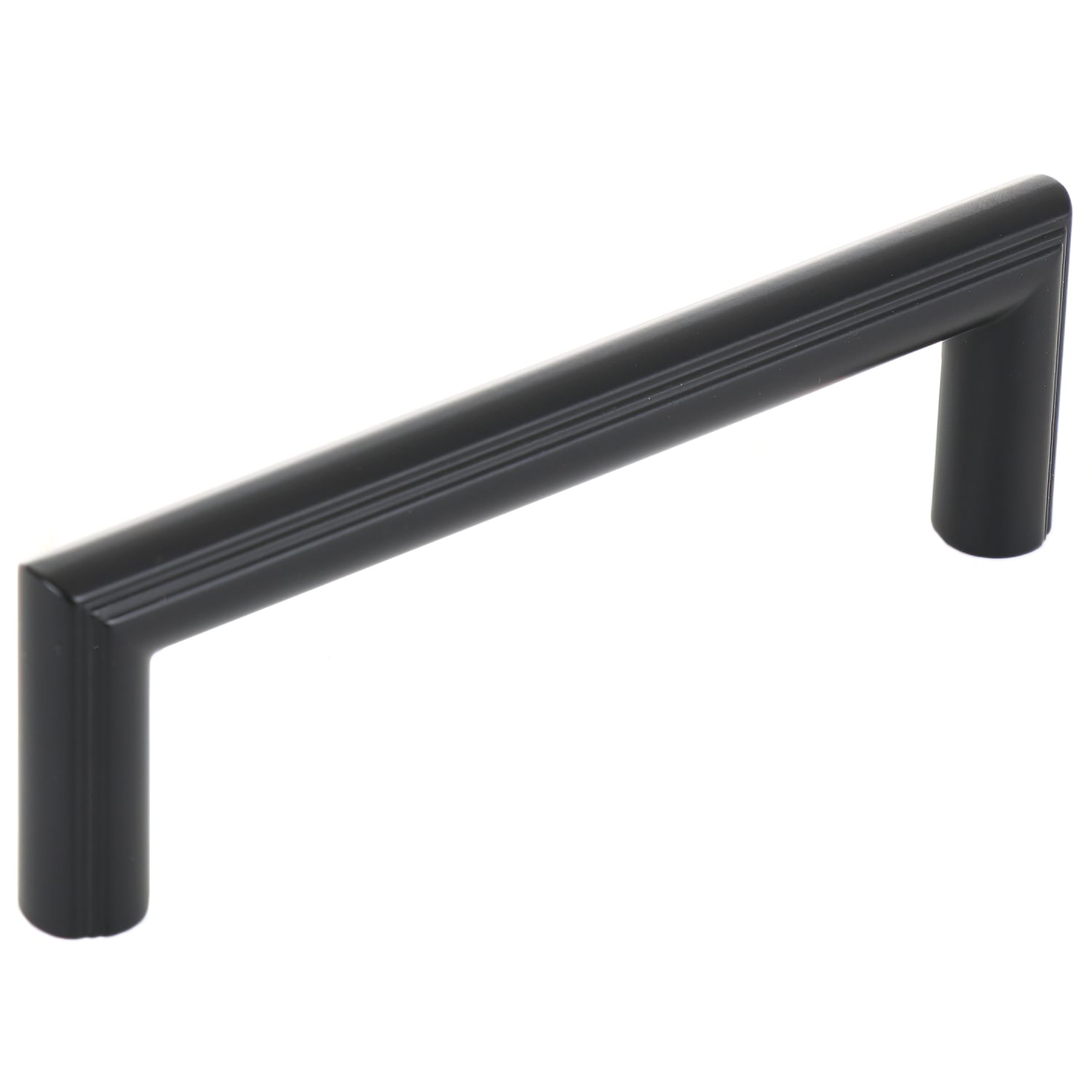 Origin 21 STELLAN 3-3/4-in , 96mm Center to Center Matte Black Rectangular Bar Drawer Pull 6 -Pack
