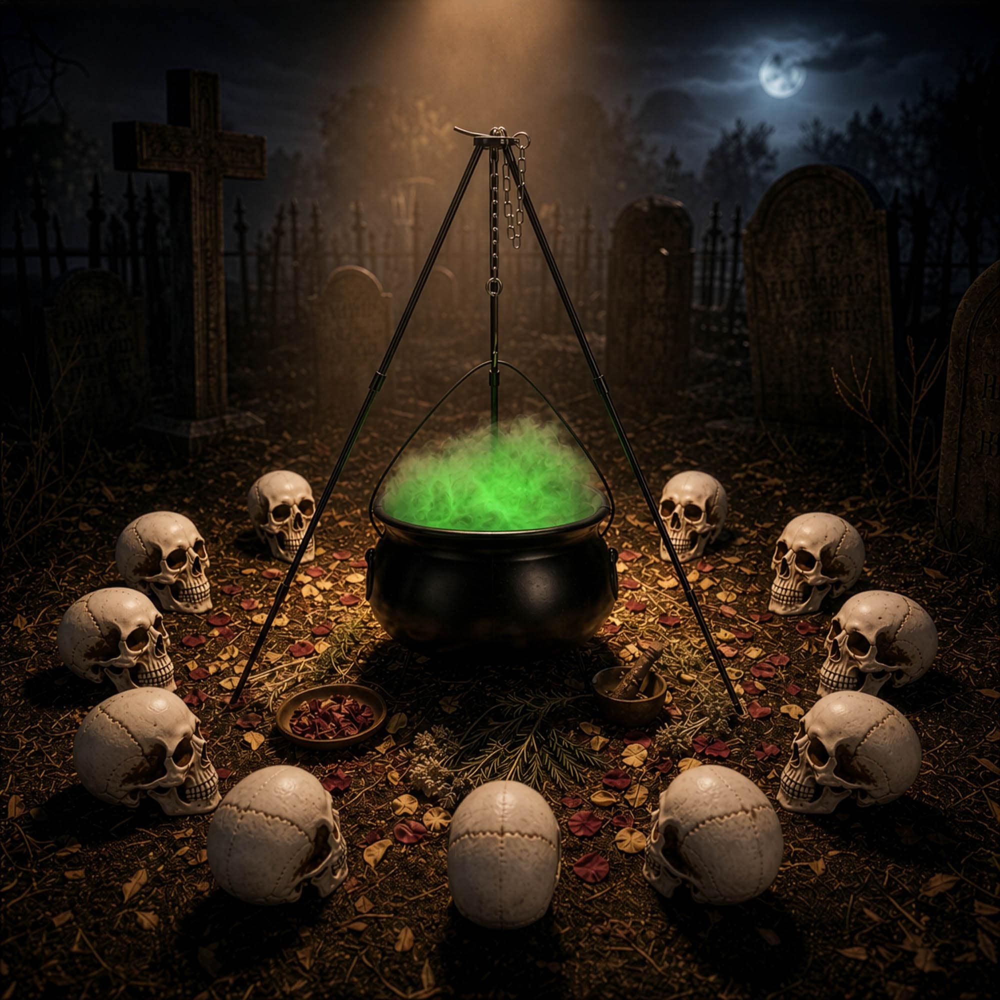 Yescom 60HALHAL025-KLTGB-LO Table-Halloween-Decor - View #2