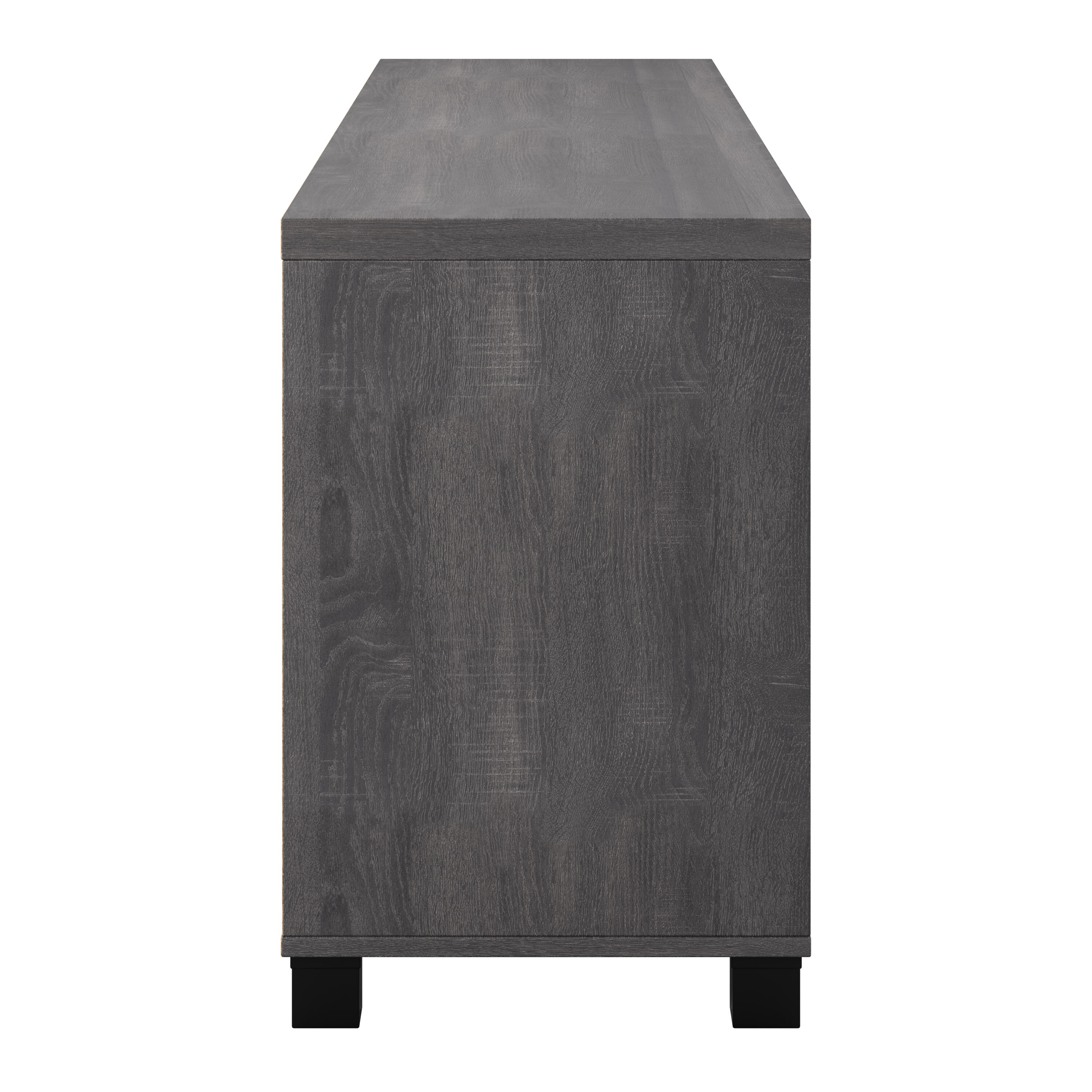 Virlomi Dark Grey 71" TV Stand with Cabinet for TVs up to 85"