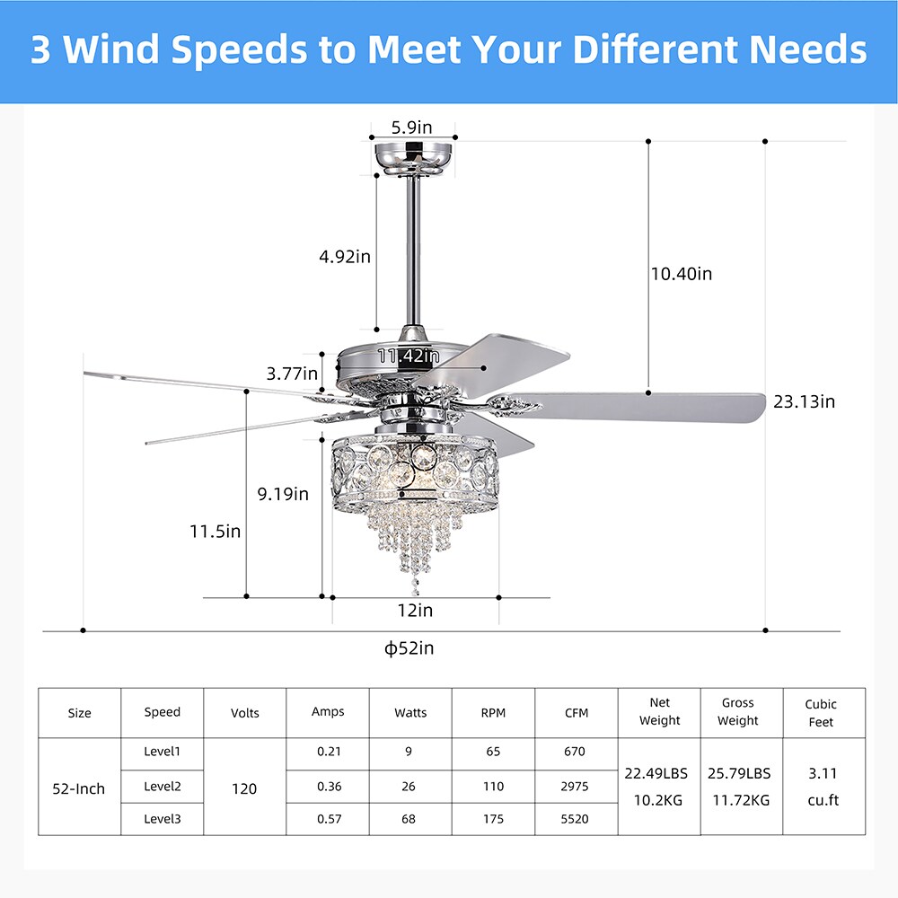 Sunrinx MG39-1-82L Ceiling-Fans - View #8