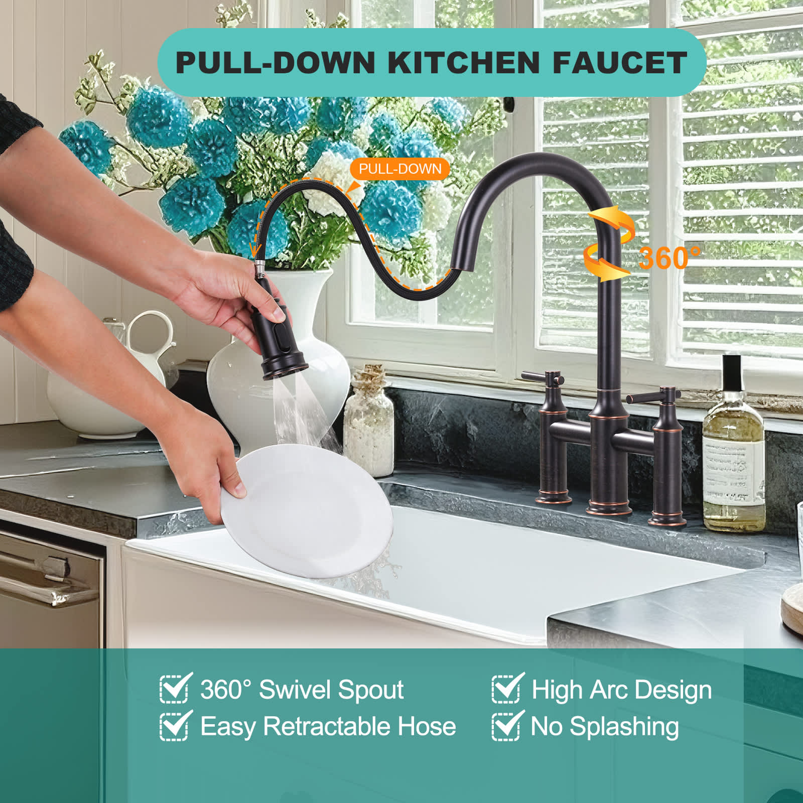 ARCORA AR7108701RB Kitchen-Faucets - View #6