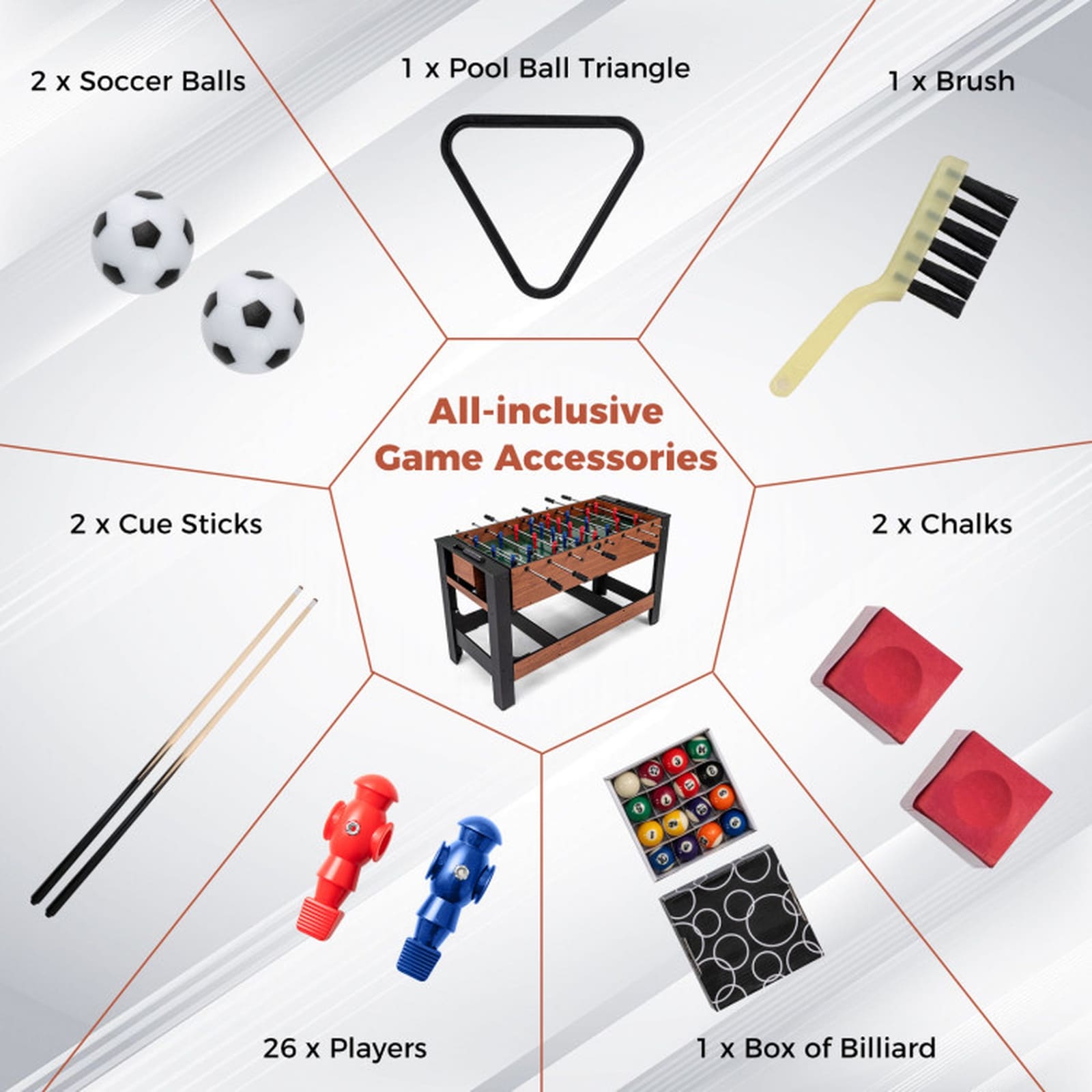 SUGIFT LW018SUGHY1684 Pool-Table - View #5