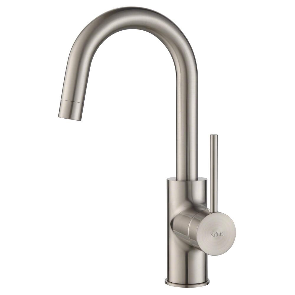 Kraus Quick Install Kitchen Faucet All Brite Spot Free Stainless Steel   05230361 