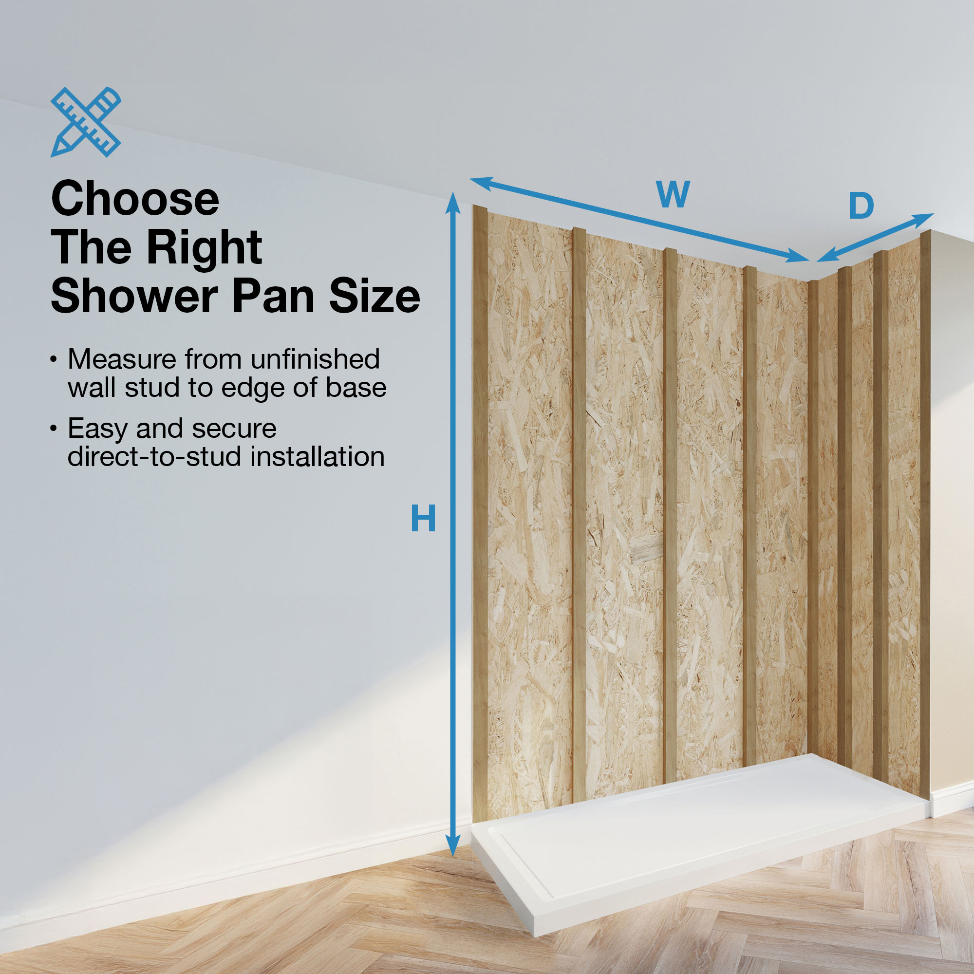 OVE Decors 15SBR-ADEN36-WHT Shower-Floors - View #5