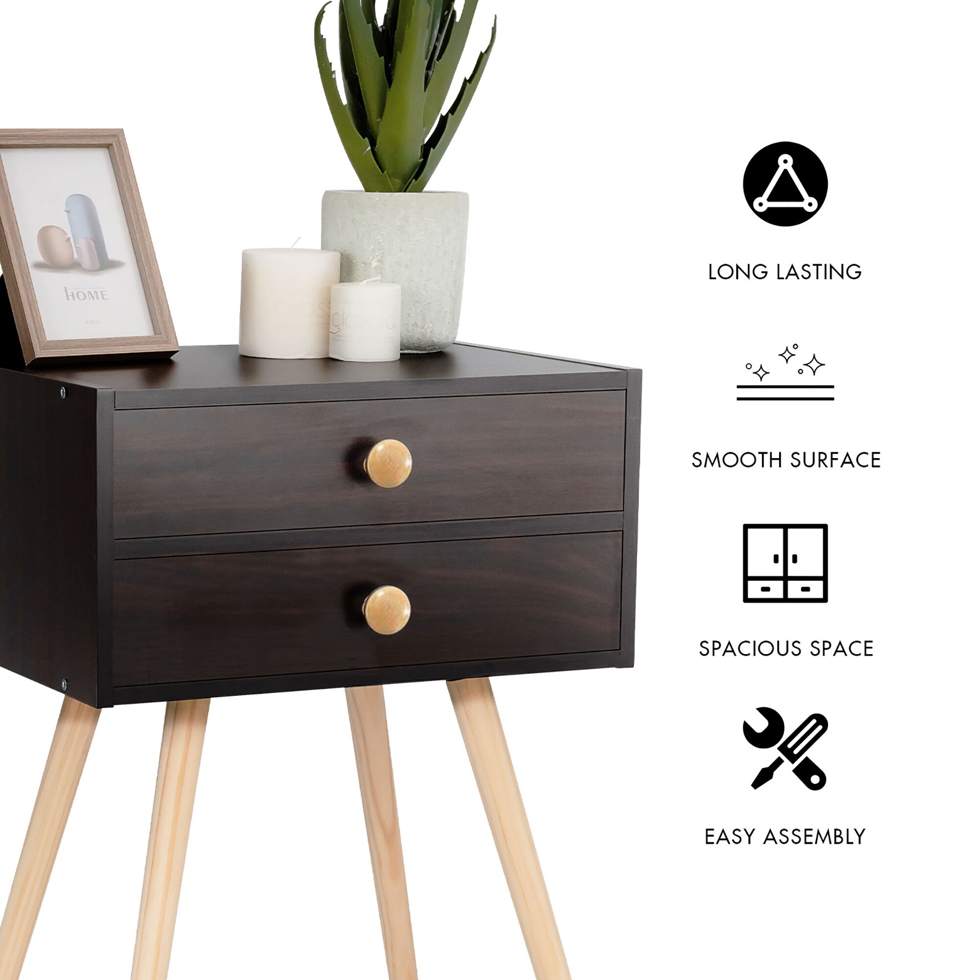 Costway SXL00084 nightstands - View #4