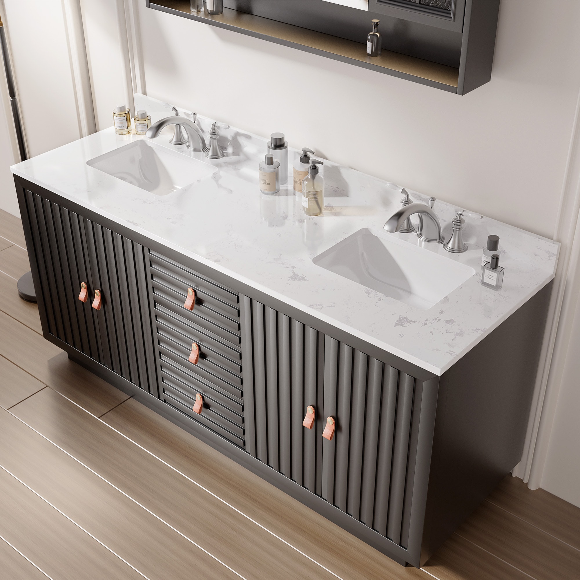JEAREY YSG-72-WD Bath-Vanity-Combo - View #4