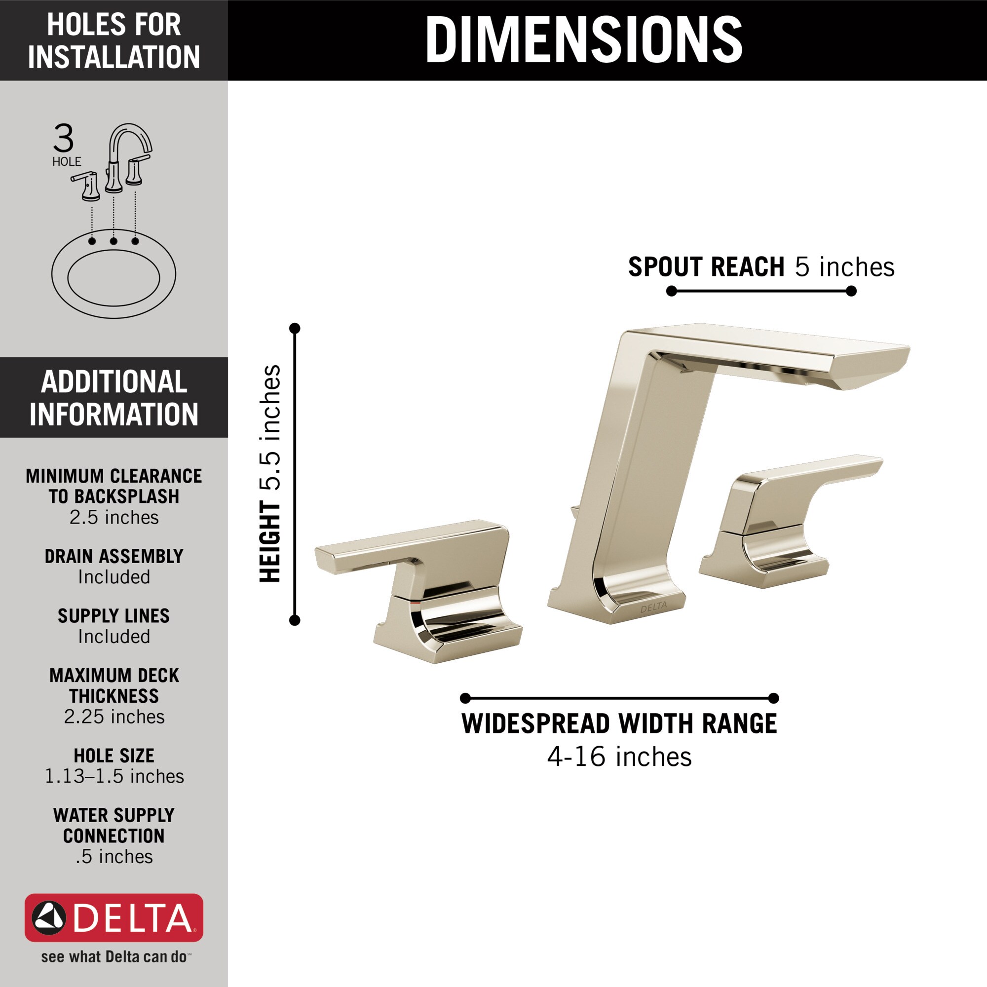 Delta 3599LF-PN-PR-MPU Lavatory-Faucets - View #3