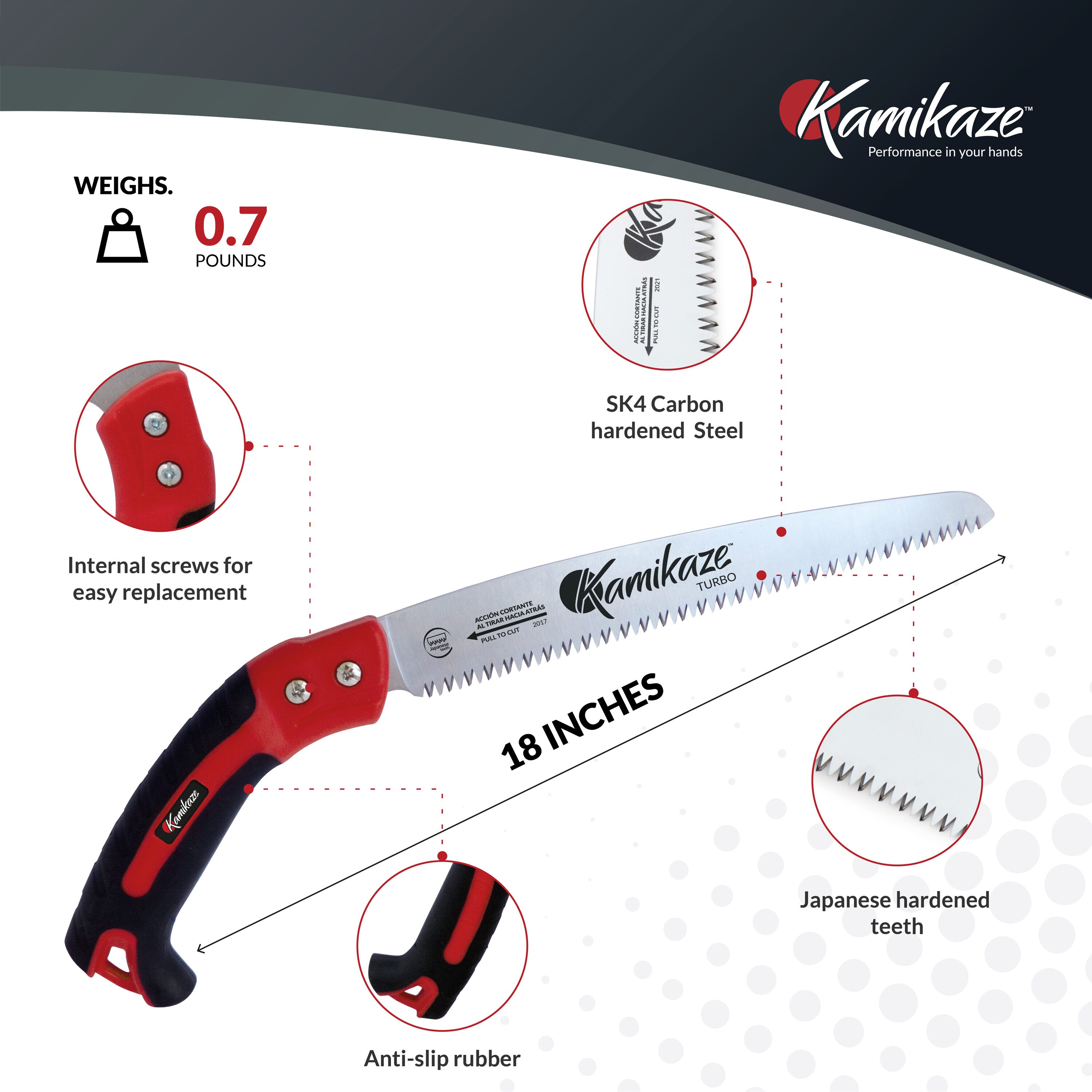 KAMIKAZE 2977 Hand-Pruning-Saws - View #2