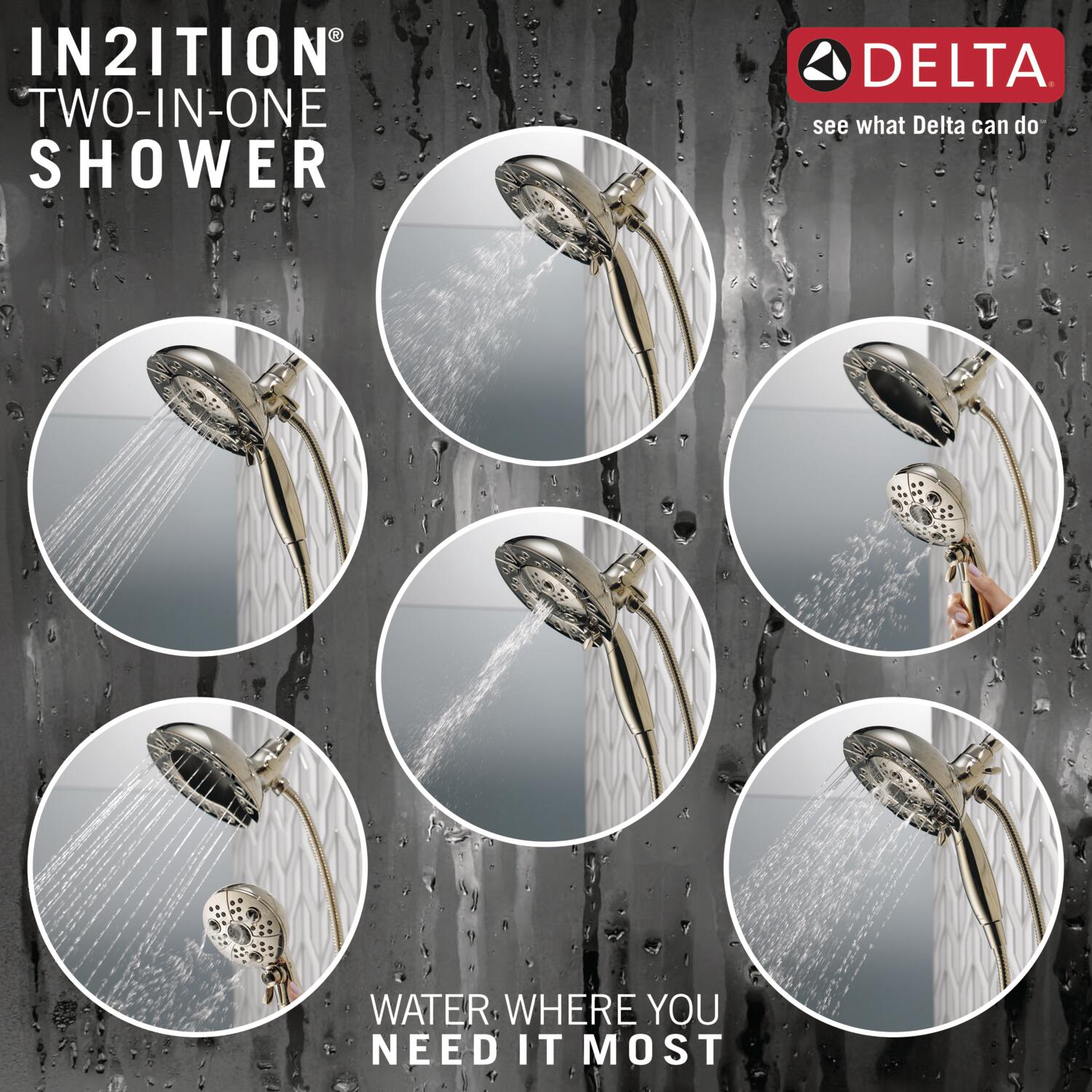 Delta 58480-PN-PK Fixed-Showerhead - View #7