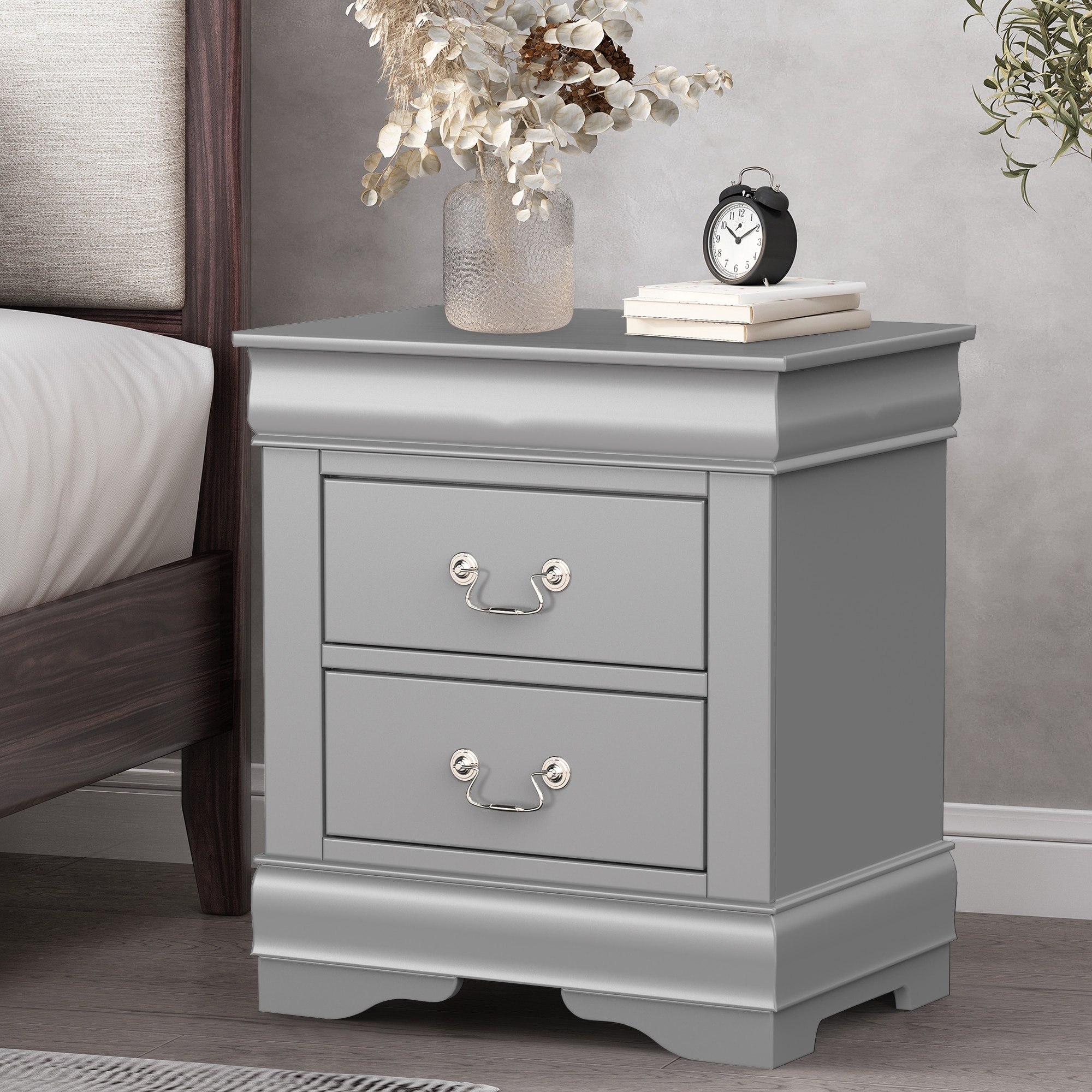 IHOMEadore MDFM7866GY-N nightstands - View #7